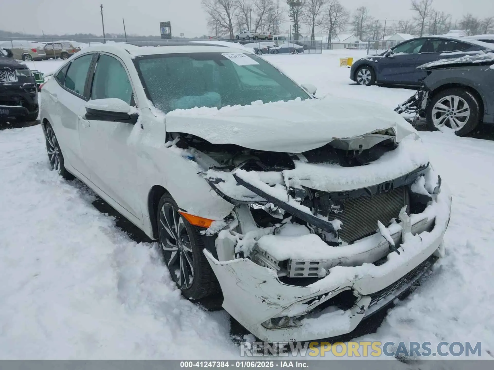 1 Photograph of a damaged car 2HGFC1E53KH703667 HONDA CIVIC SI 2019