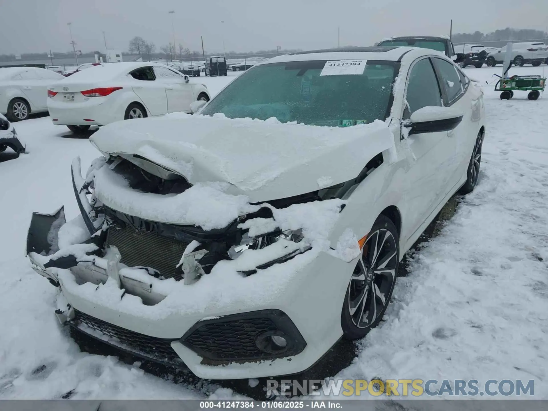 2 Photograph of a damaged car 2HGFC1E53KH703667 HONDA CIVIC SI 2019