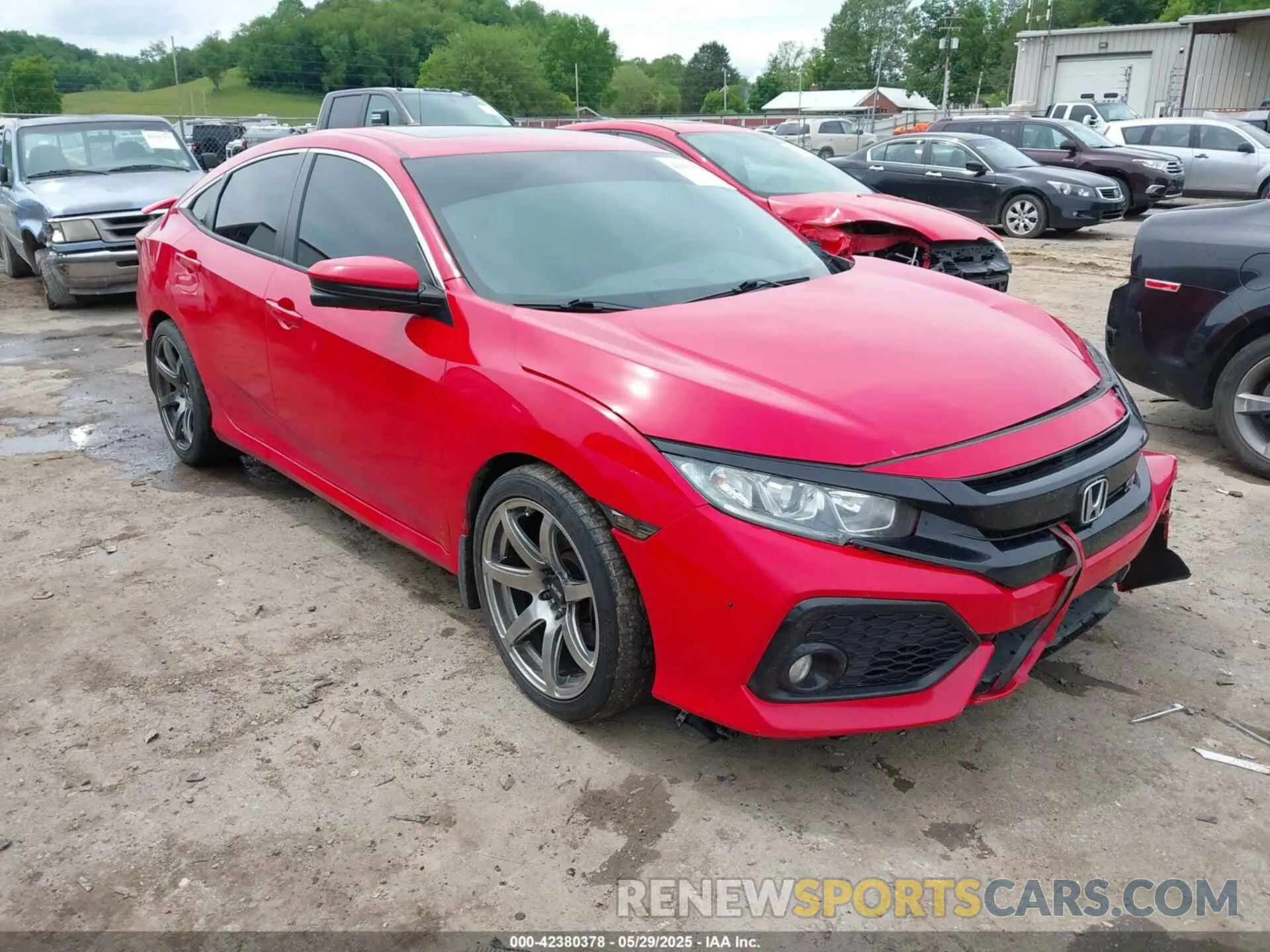 1 Photograph of a damaged car 2HGFC1E55KH701578 HONDA CIVIC SI 2019