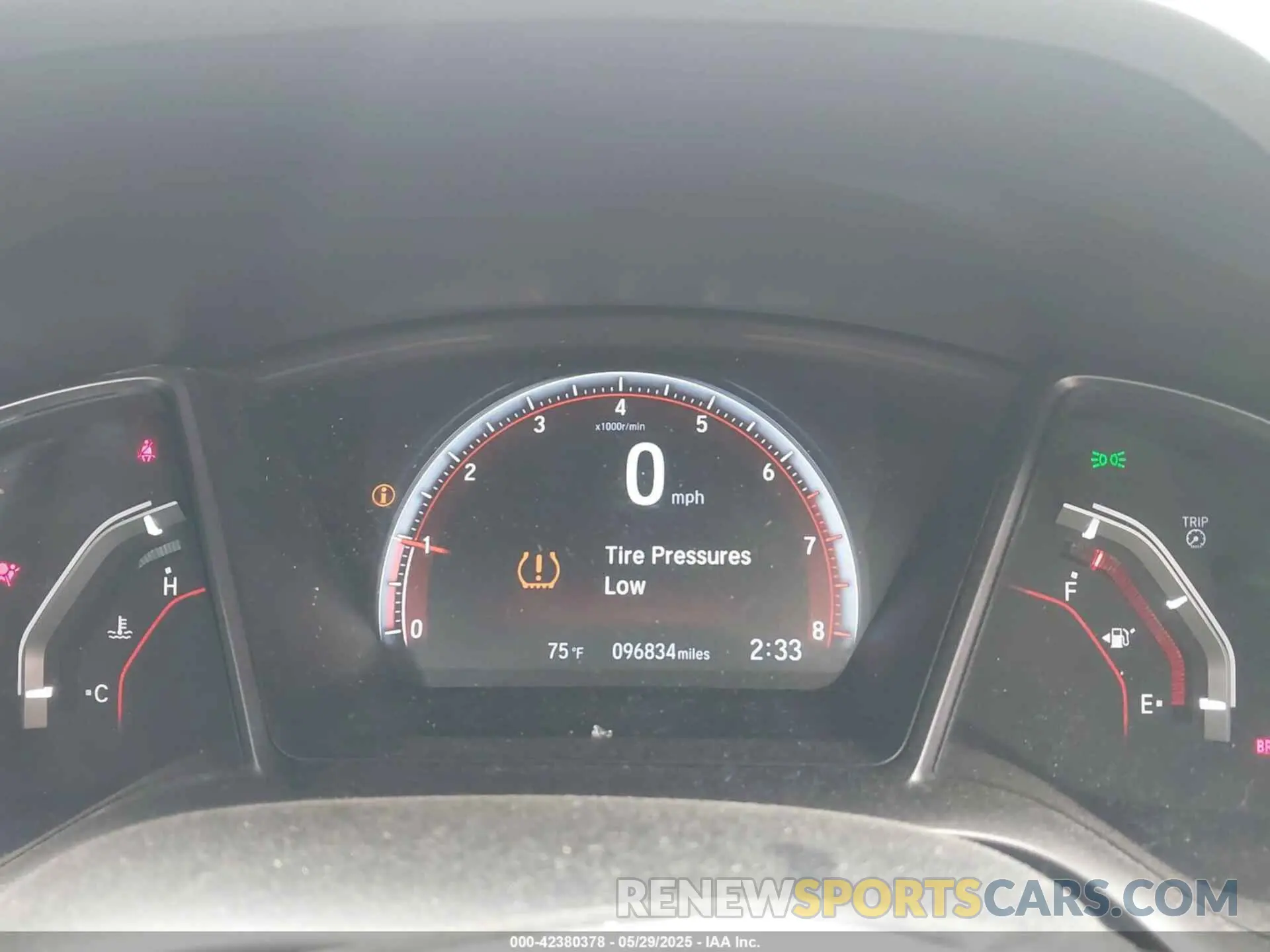 7 Photograph of a damaged car 2HGFC1E55KH701578 HONDA CIVIC SI 2019