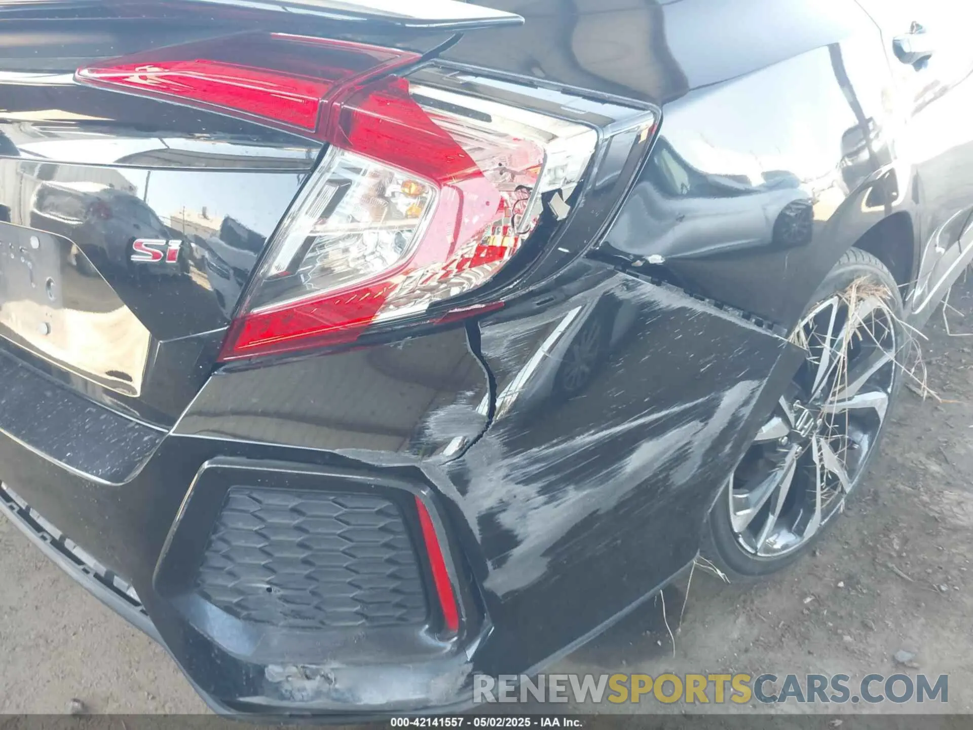 6 Photograph of a damaged car 2HGFC1E57KH706877 HONDA CIVIC SI 2019