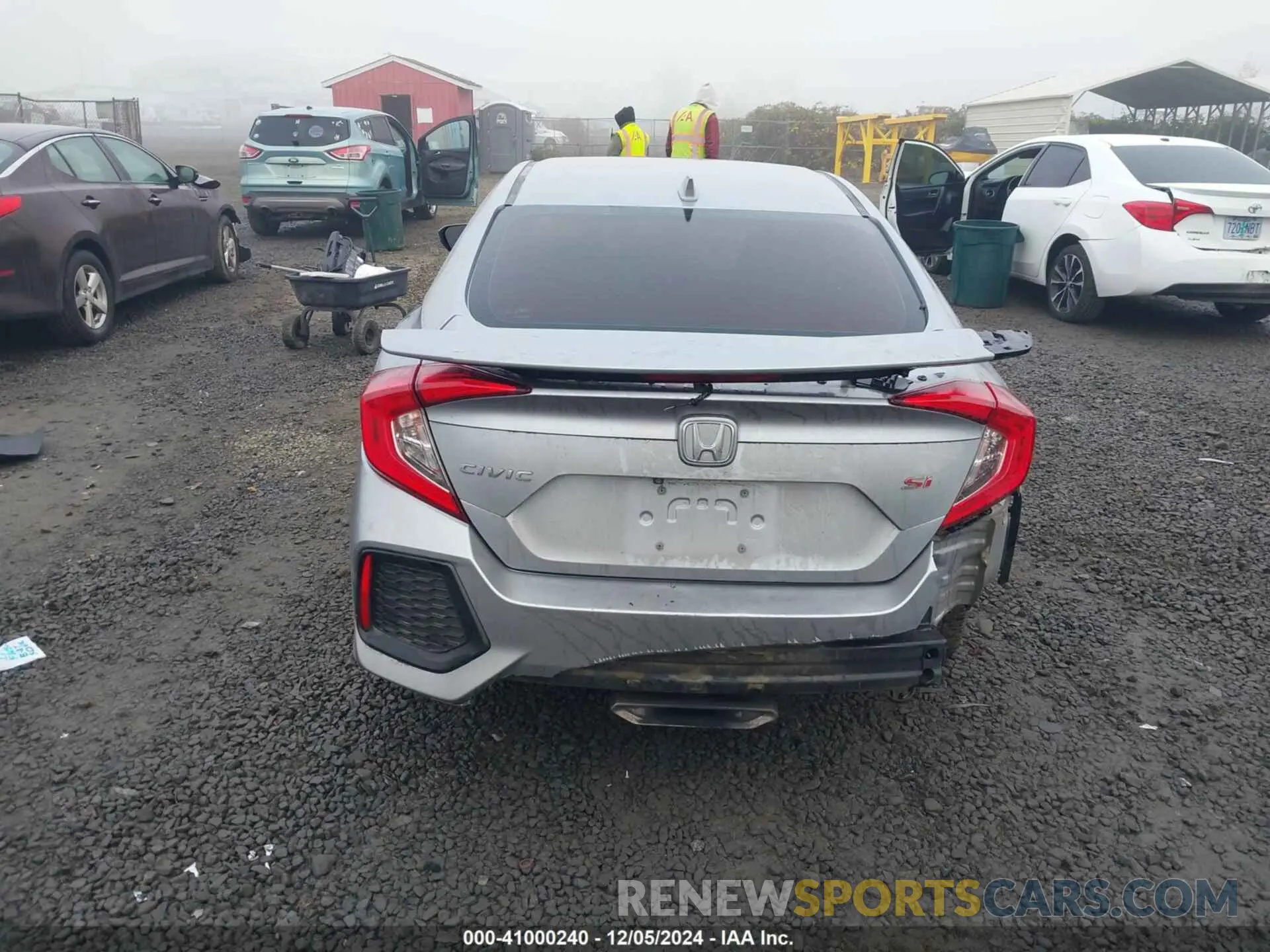 17 Photograph of a damaged car 2HGFC1E58KH701445 HONDA CIVIC SI 2019