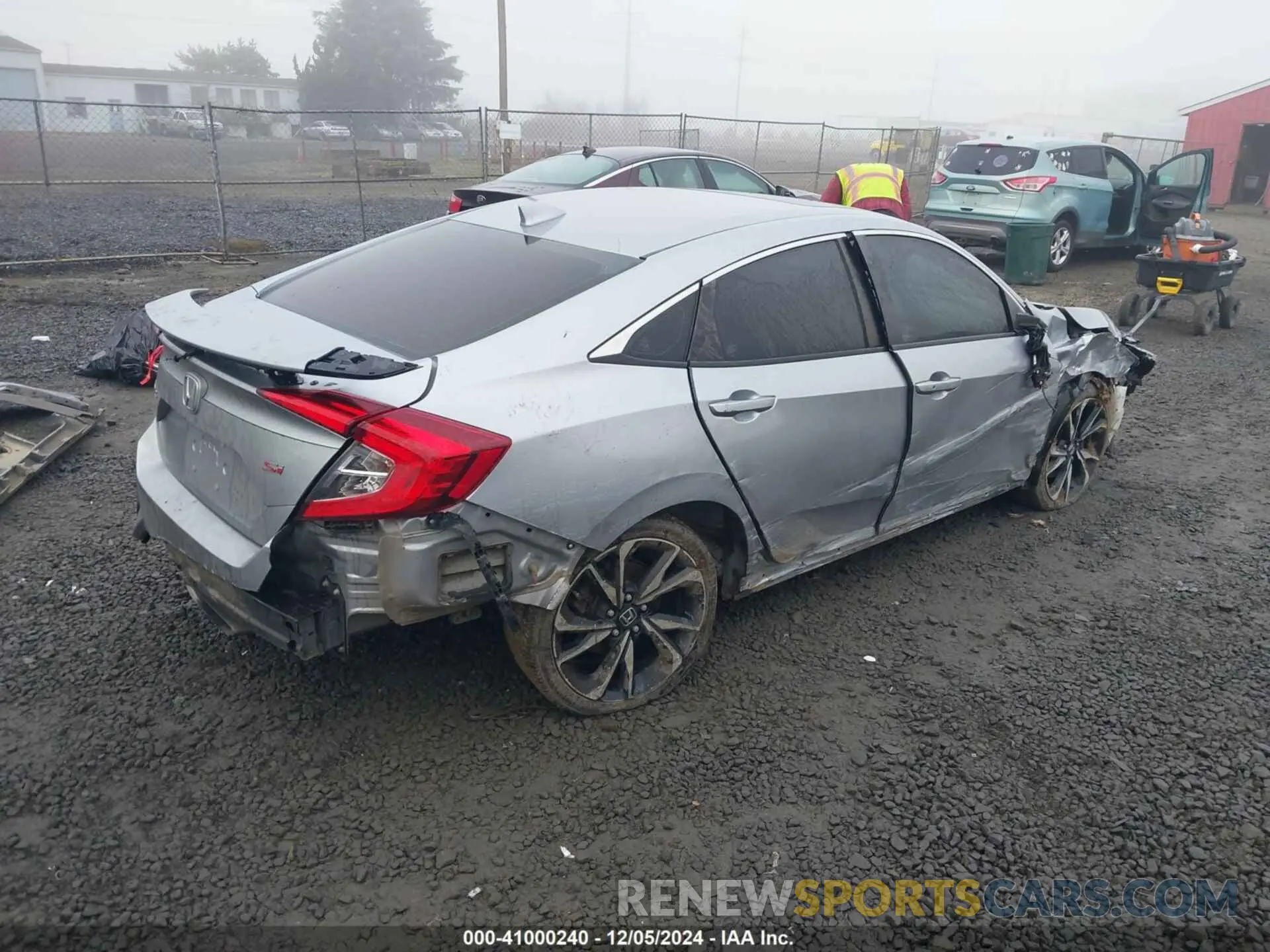 4 Photograph of a damaged car 2HGFC1E58KH701445 HONDA CIVIC SI 2019