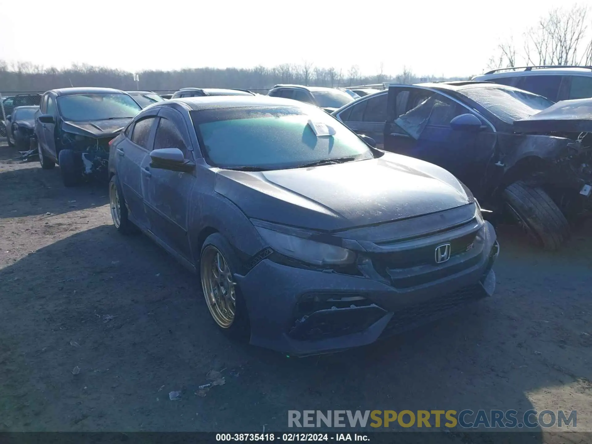 1 Photograph of a damaged car 2HGFC1E59KH703592 HONDA CIVIC SI 2019