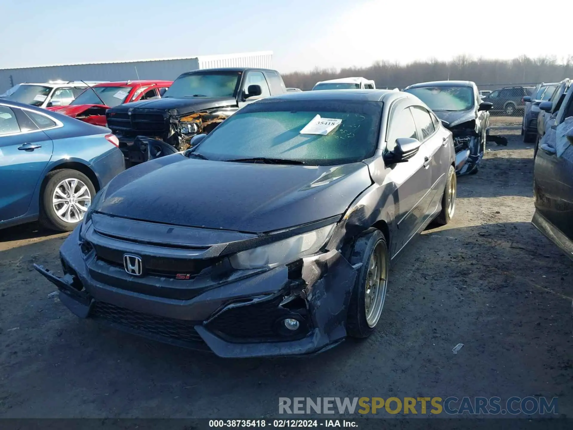 2 Photograph of a damaged car 2HGFC1E59KH703592 HONDA CIVIC SI 2019