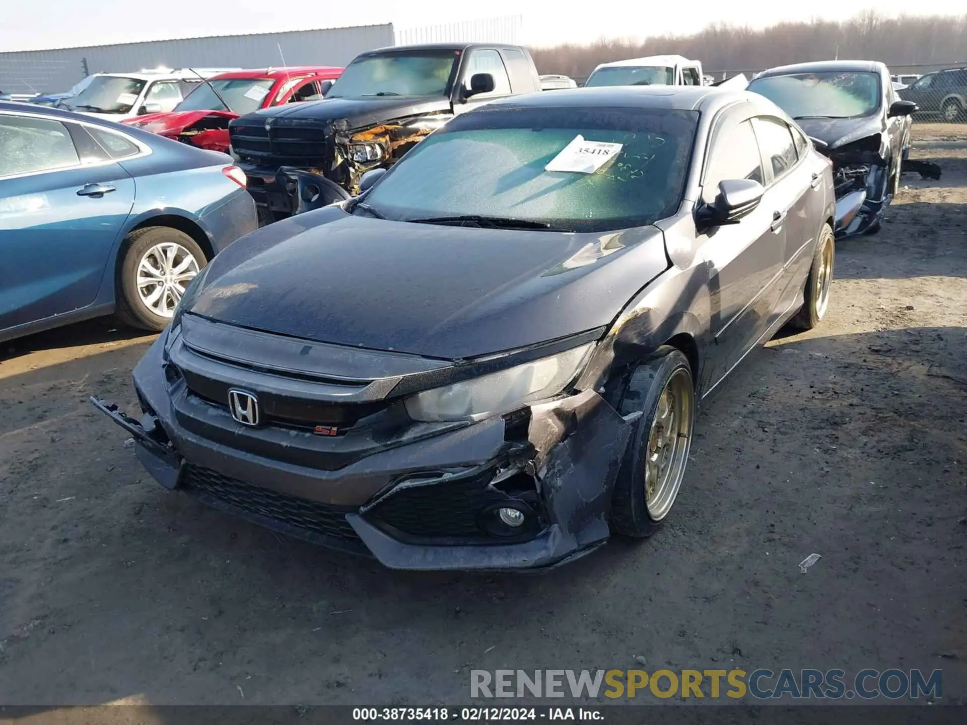 6 Photograph of a damaged car 2HGFC1E59KH703592 HONDA CIVIC SI 2019