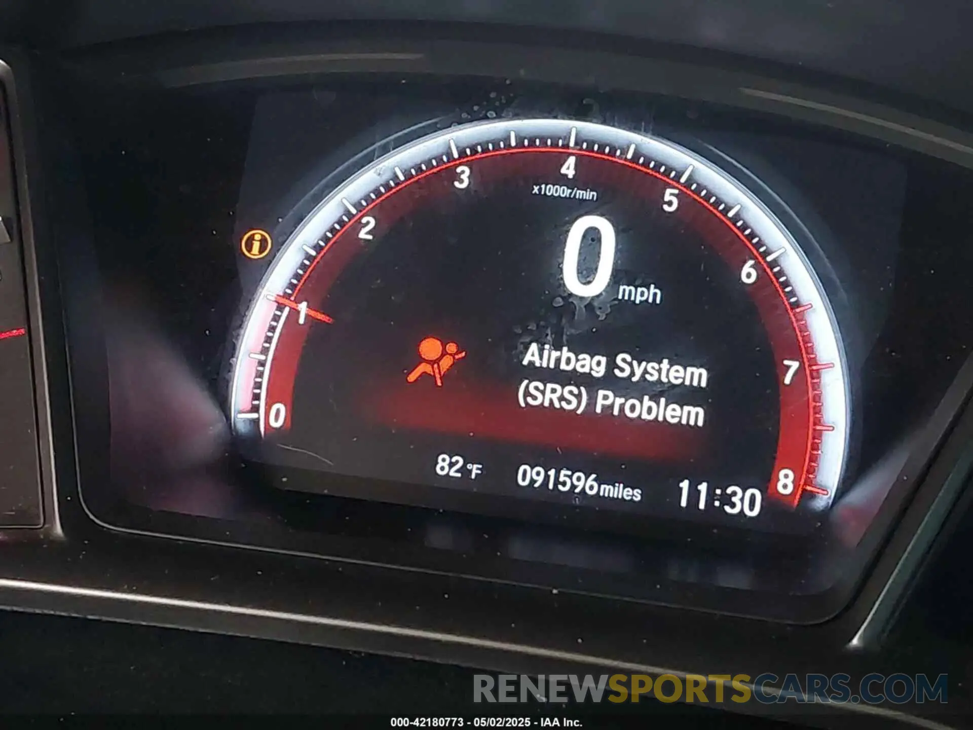 7 Photograph of a damaged car 2HGFC1E59KH707819 HONDA CIVIC SI 2019
