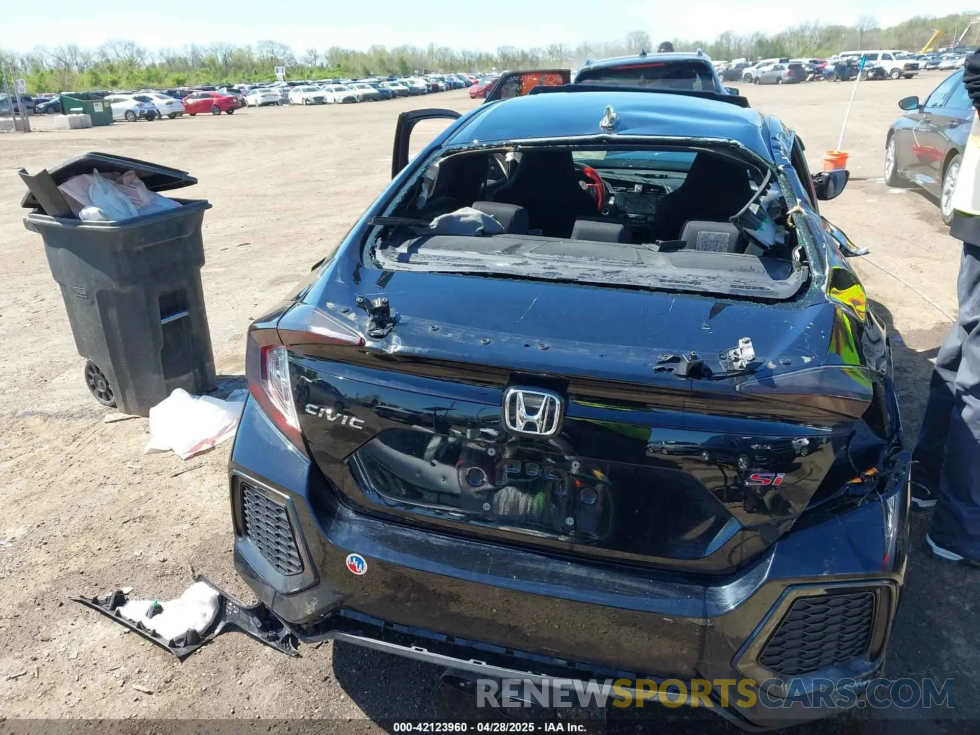15 Photograph of a damaged car 2HGFC1E5XKH705996 HONDA CIVIC SI 2019