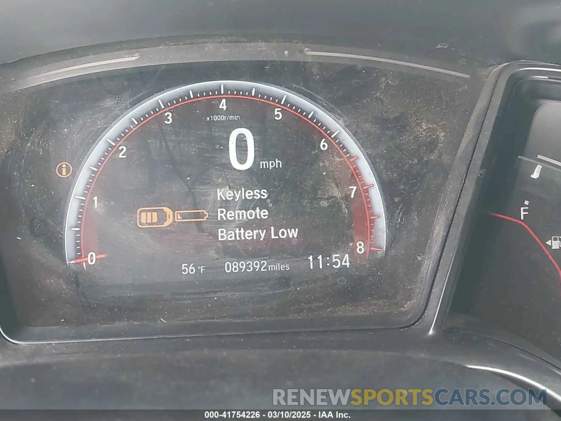 16 Photograph of a damaged car 2HGFC1E5XKH707473 HONDA CIVIC SI 2019