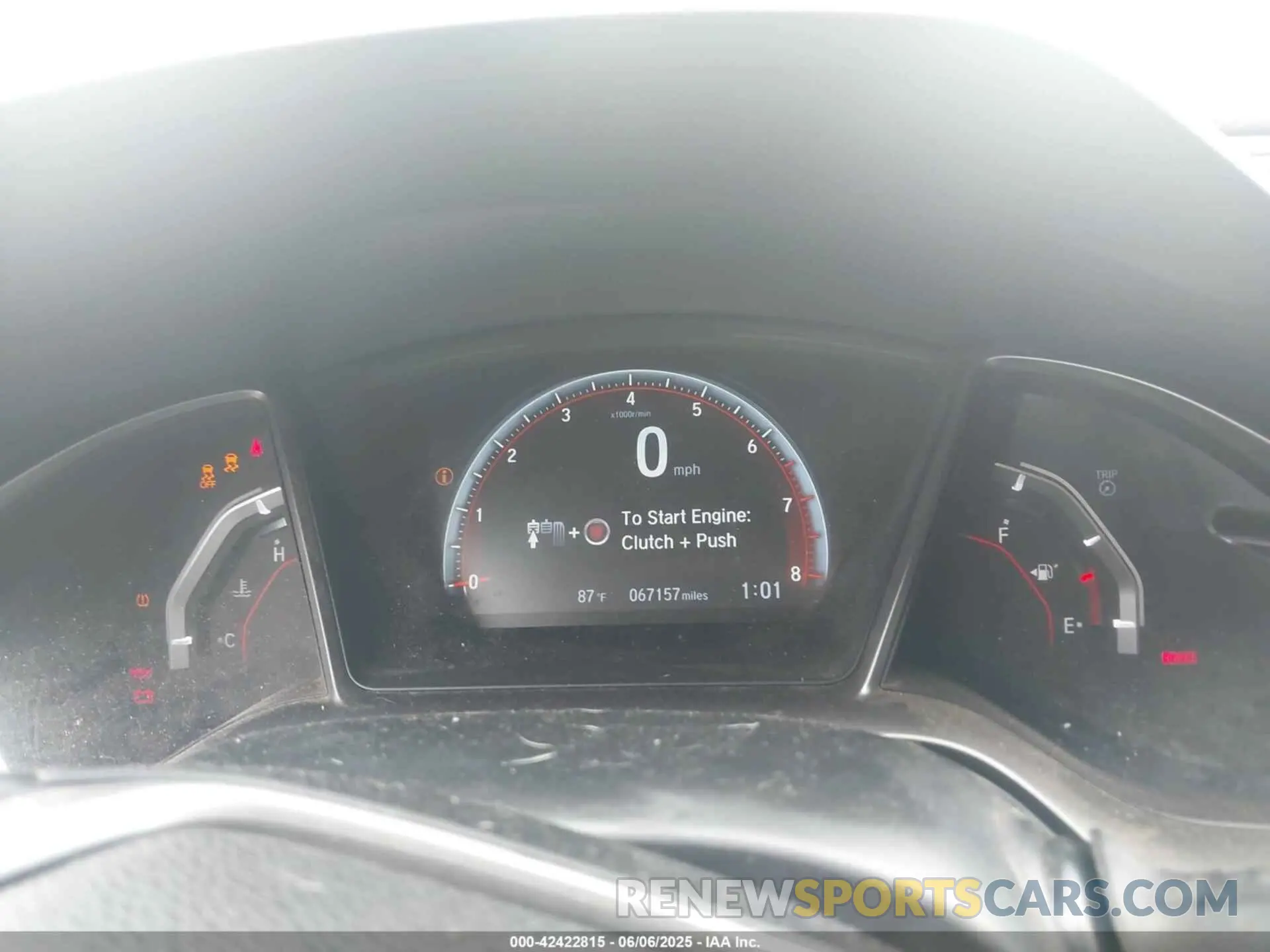7 Photograph of a damaged car 2HGFC3A53KH752062 HONDA CIVIC SI 2019