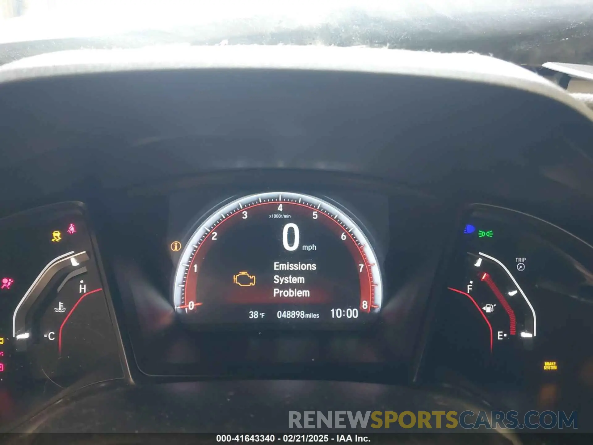 7 Photograph of a damaged car 2HGFC3A54KH755231 HONDA CIVIC SI 2019