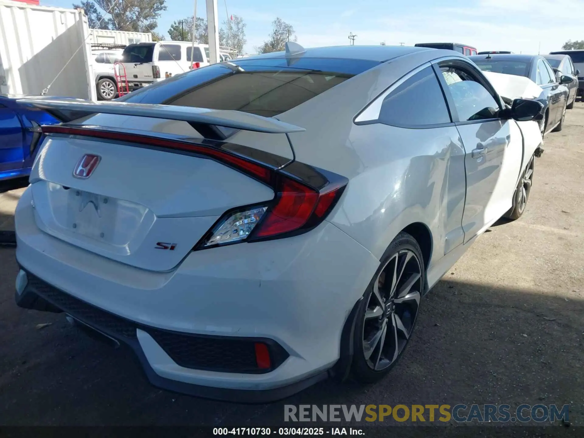 4 Photograph of a damaged car 2HGFC3A58KH751991 HONDA CIVIC SI 2019