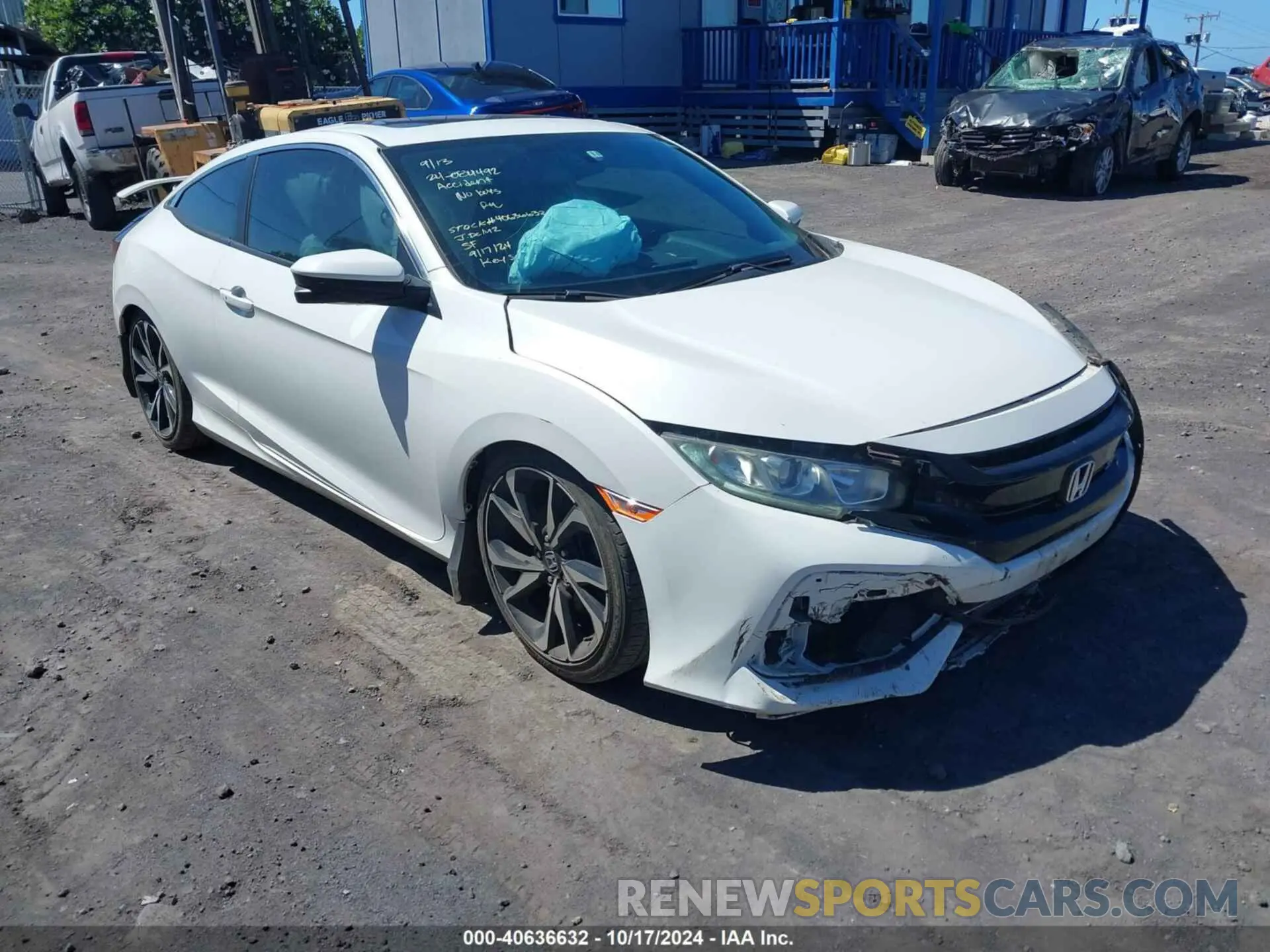 19 Photograph of a damaged car 2HGFC3A5XKH750647 HONDA CIVIC SI 2019