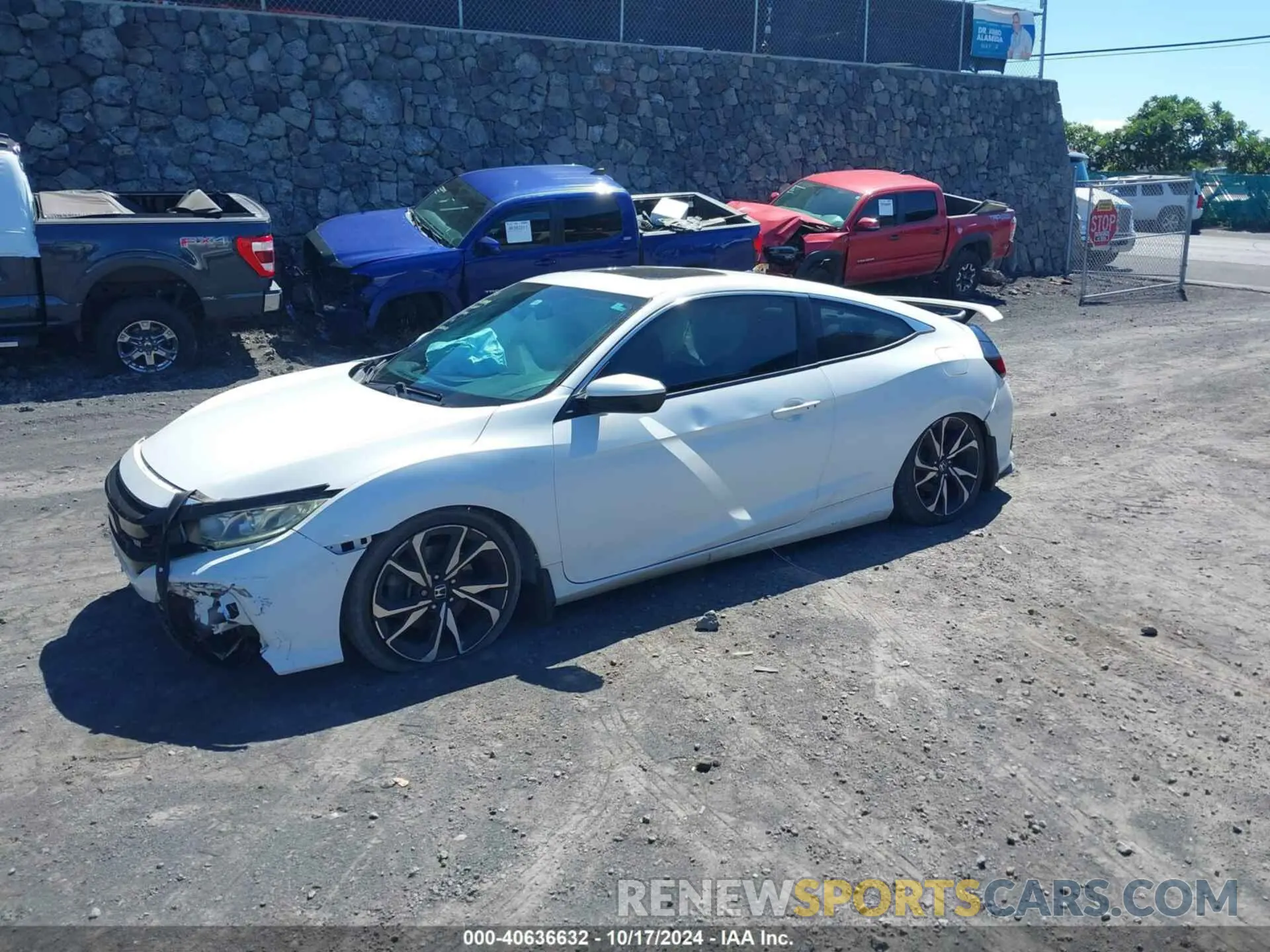 2 Photograph of a damaged car 2HGFC3A5XKH750647 HONDA CIVIC SI 2019