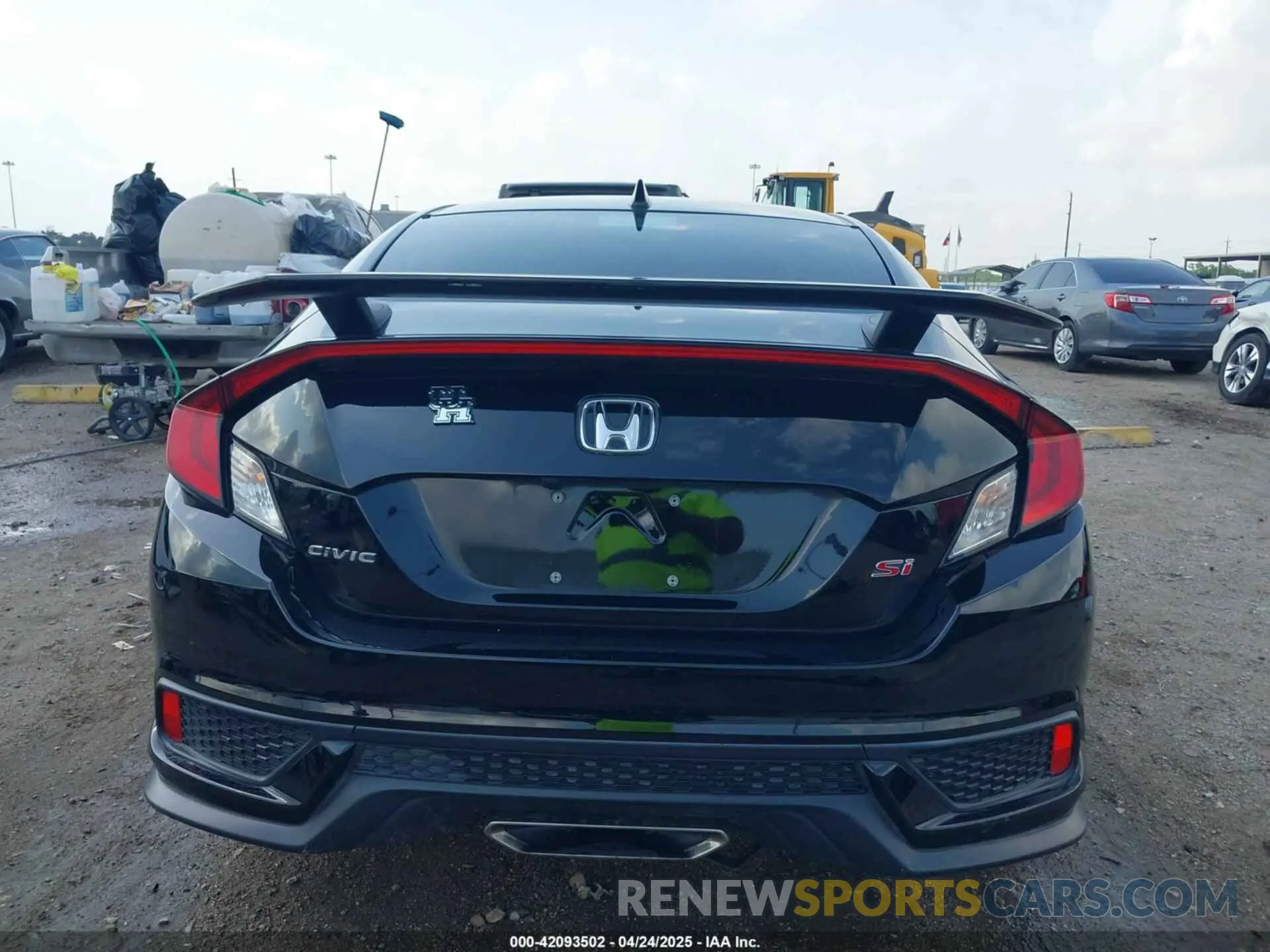 16 Photograph of a damaged car 2HGFC3A5XKH755296 HONDA CIVIC SI 2019