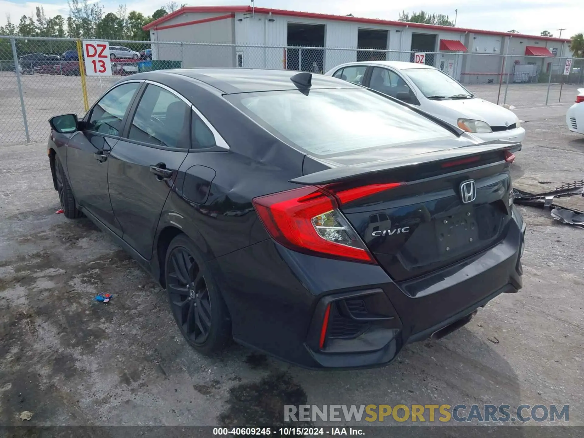 3 Photograph of a damaged car 2HGFC1E50LH702493 HONDA CIVIC SI 2020