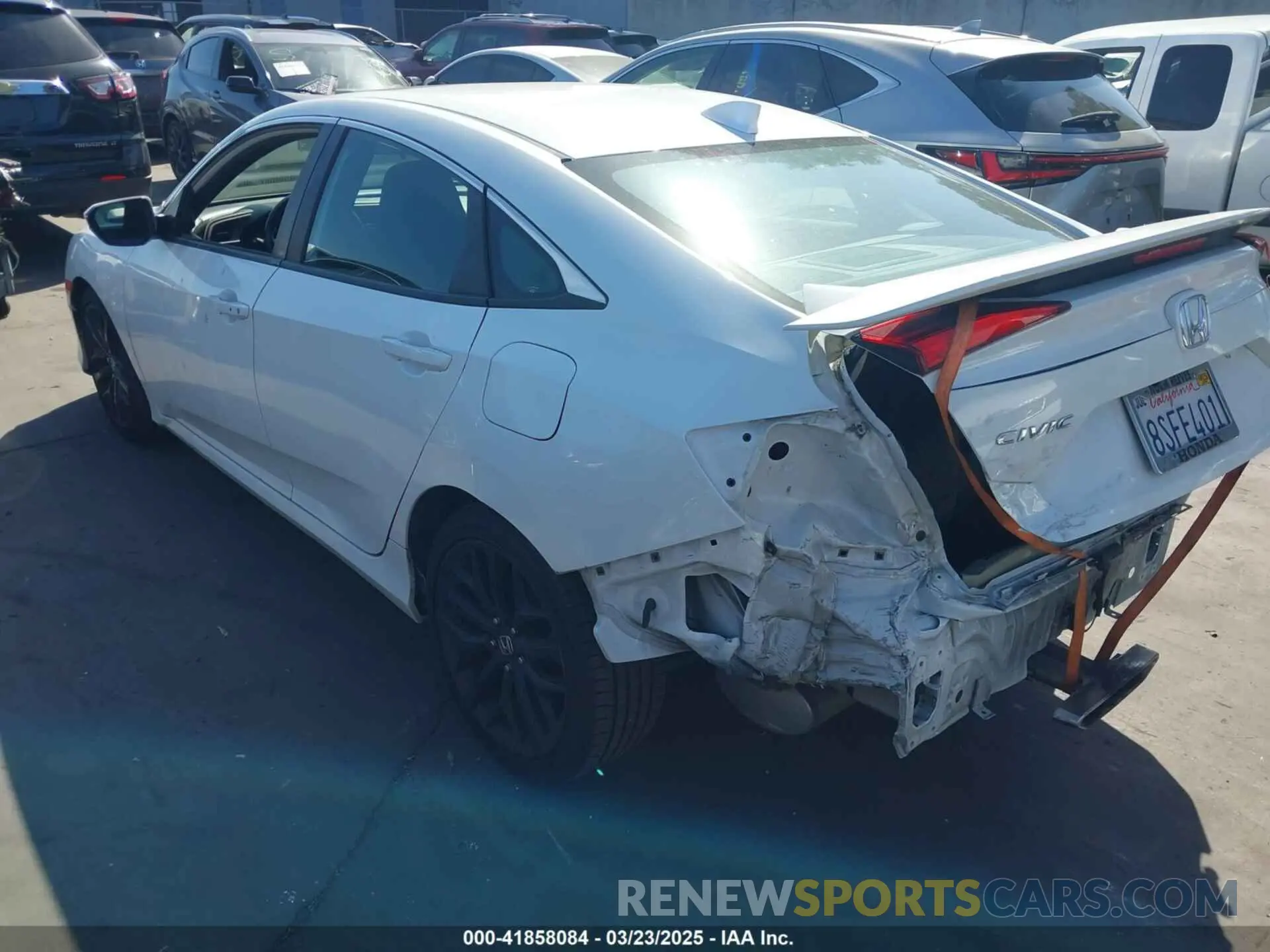 3 Photograph of a damaged car 2HGFC1E50LH705443 HONDA CIVIC SI 2020