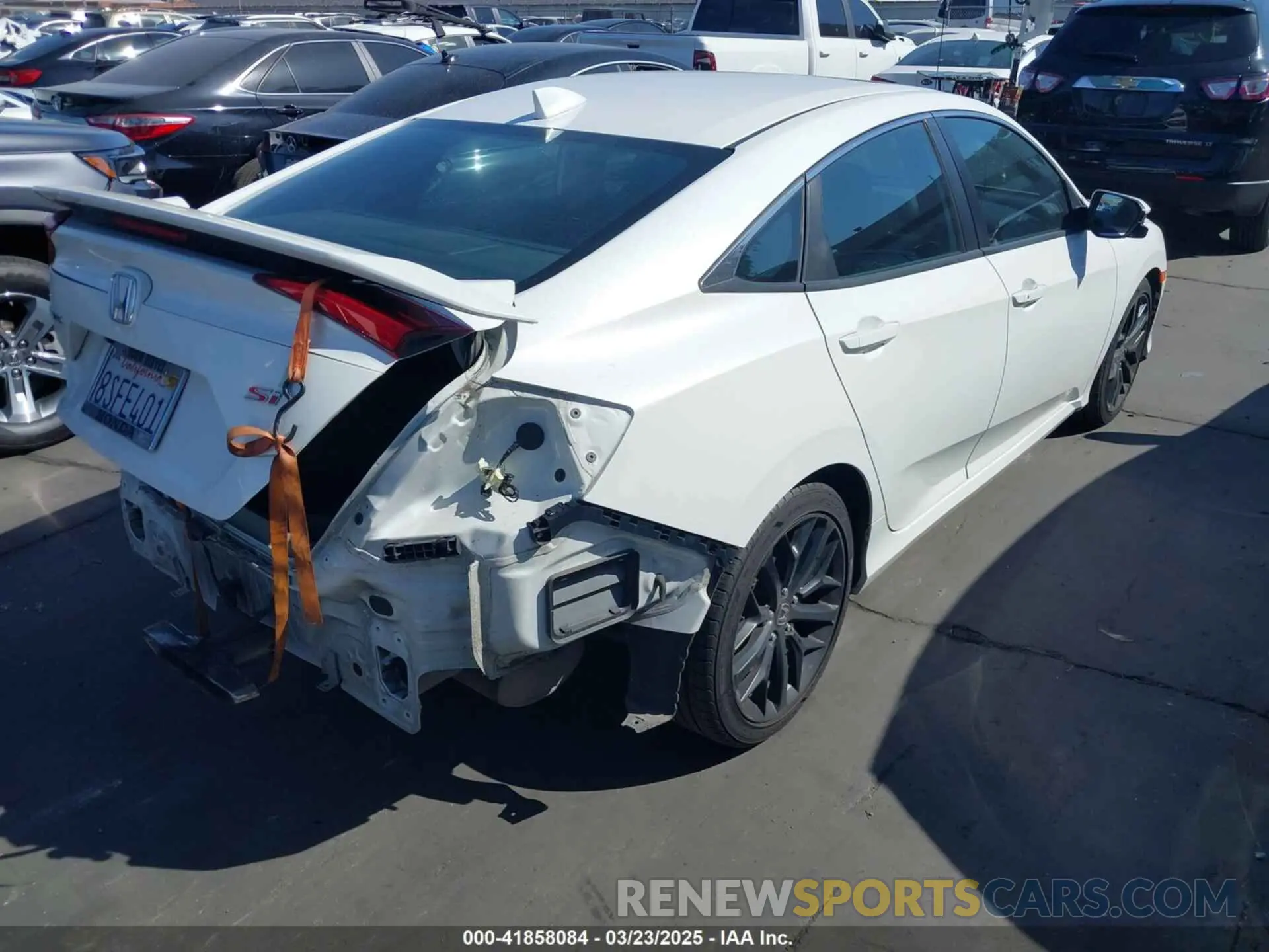 4 Photograph of a damaged car 2HGFC1E50LH705443 HONDA CIVIC SI 2020
