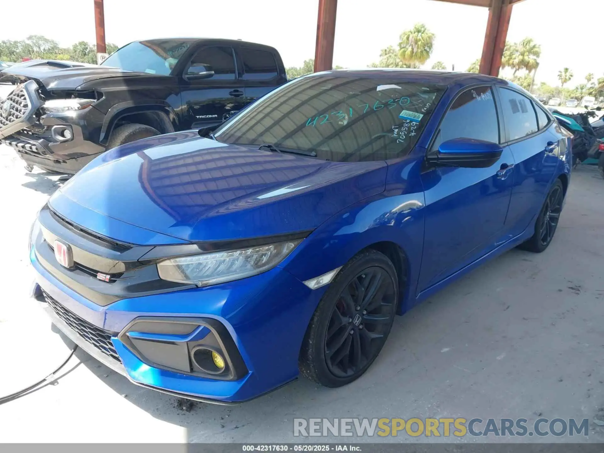 2 Photograph of a damaged car 2HGFC1E50LH705586 HONDA CIVIC SI 2020