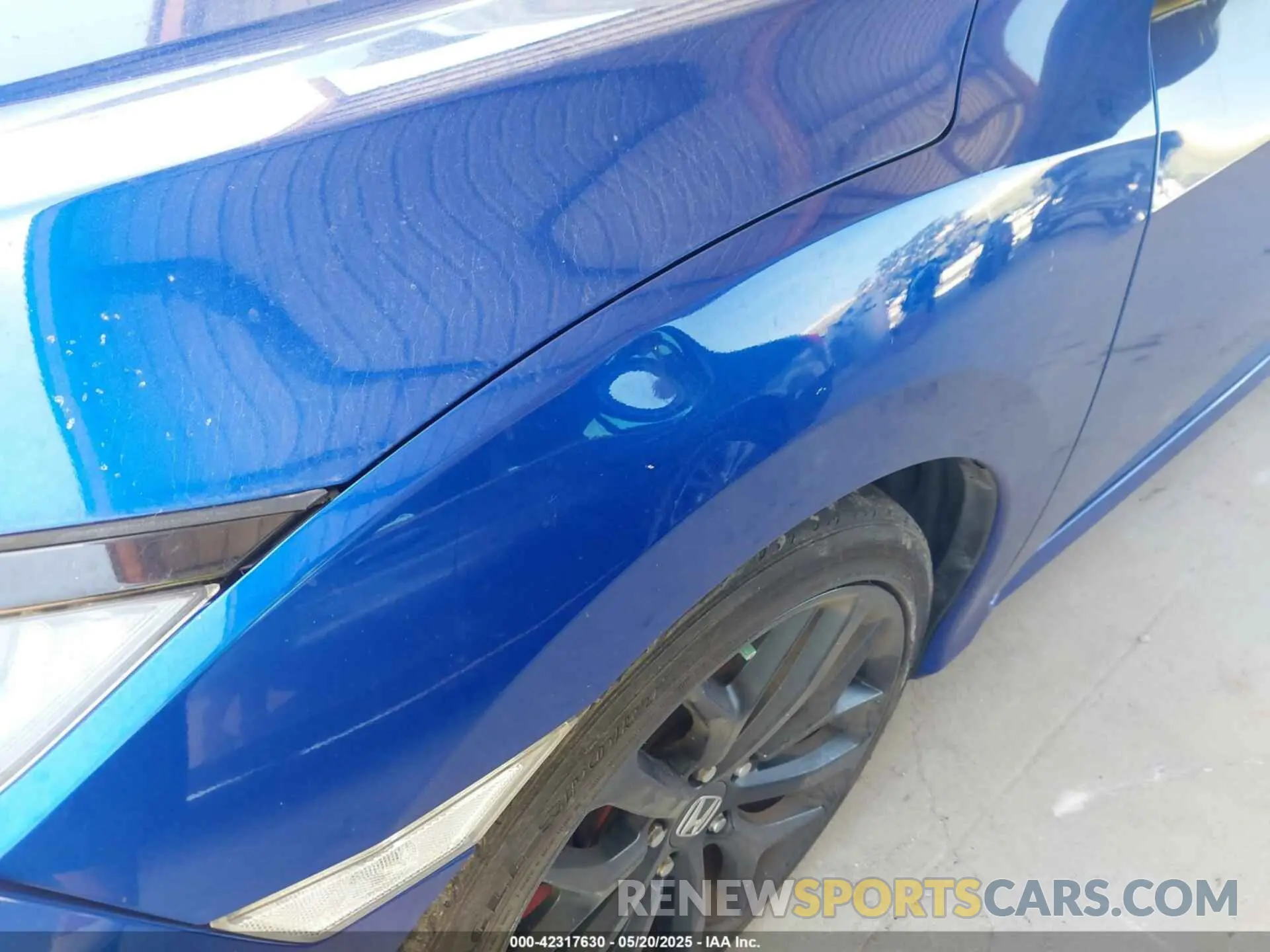 6 Photograph of a damaged car 2HGFC1E50LH705586 HONDA CIVIC SI 2020