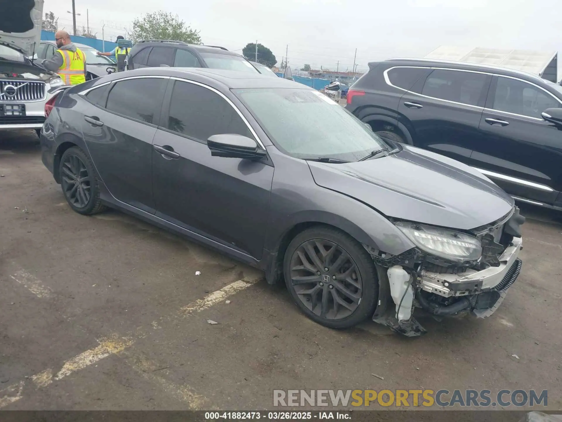 1 Photograph of a damaged car 2HGFC1E52LH700874 HONDA CIVIC SI 2020