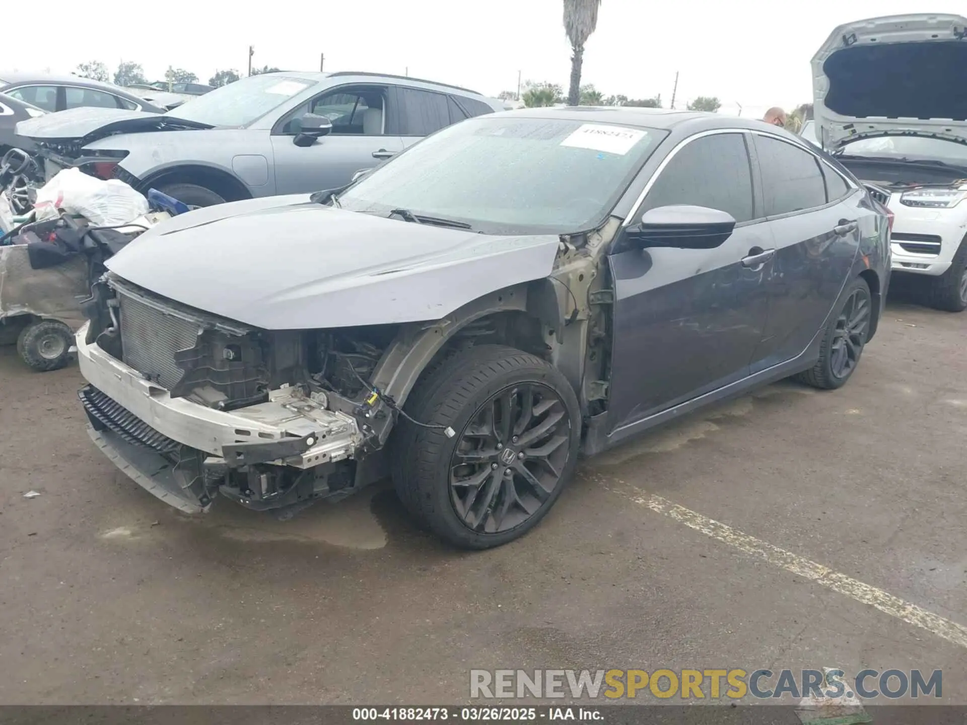 2 Photograph of a damaged car 2HGFC1E52LH700874 HONDA CIVIC SI 2020