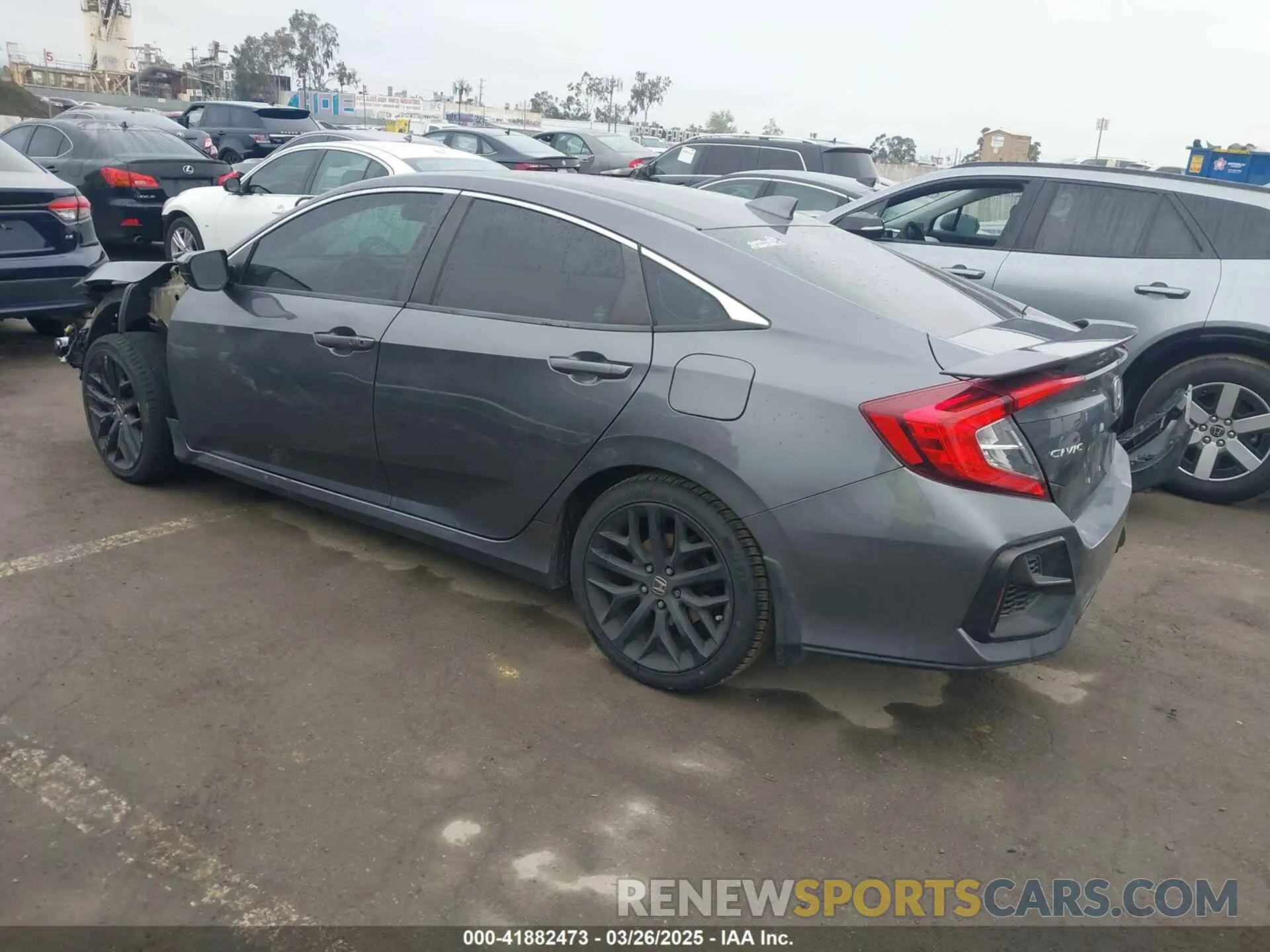 3 Photograph of a damaged car 2HGFC1E52LH700874 HONDA CIVIC SI 2020