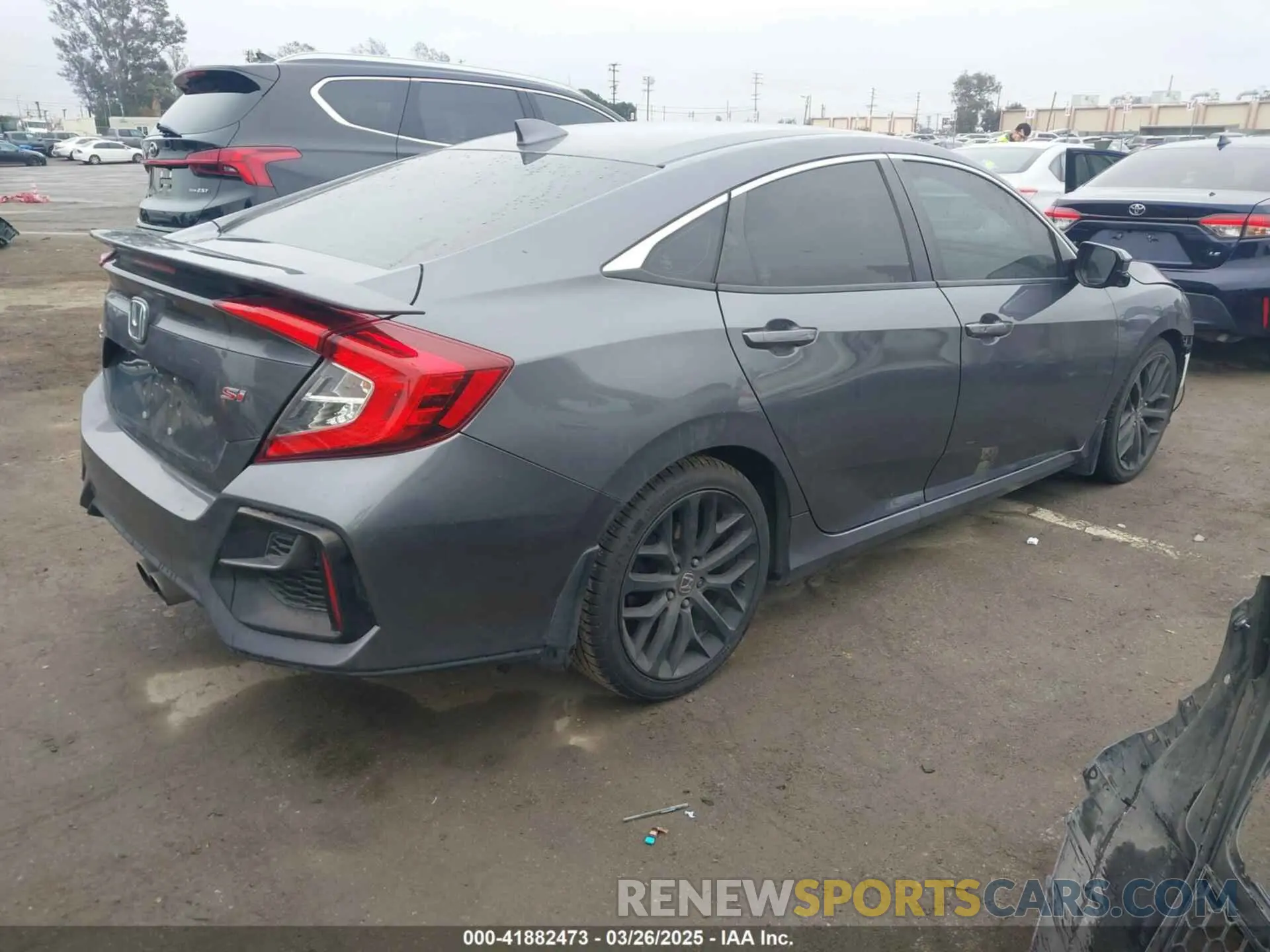 4 Photograph of a damaged car 2HGFC1E52LH700874 HONDA CIVIC SI 2020