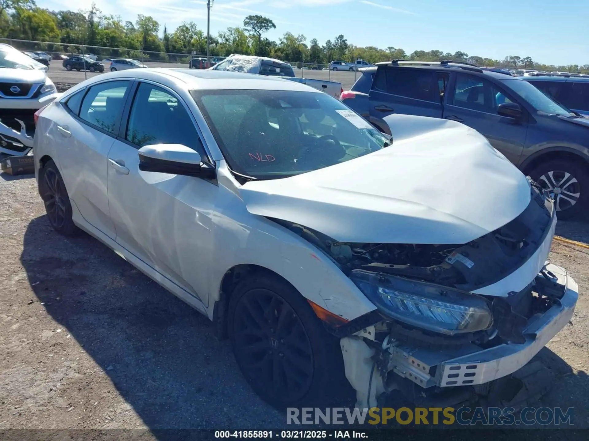1 Photograph of a damaged car 2HGFC1E52LH704715 HONDA CIVIC SI 2020