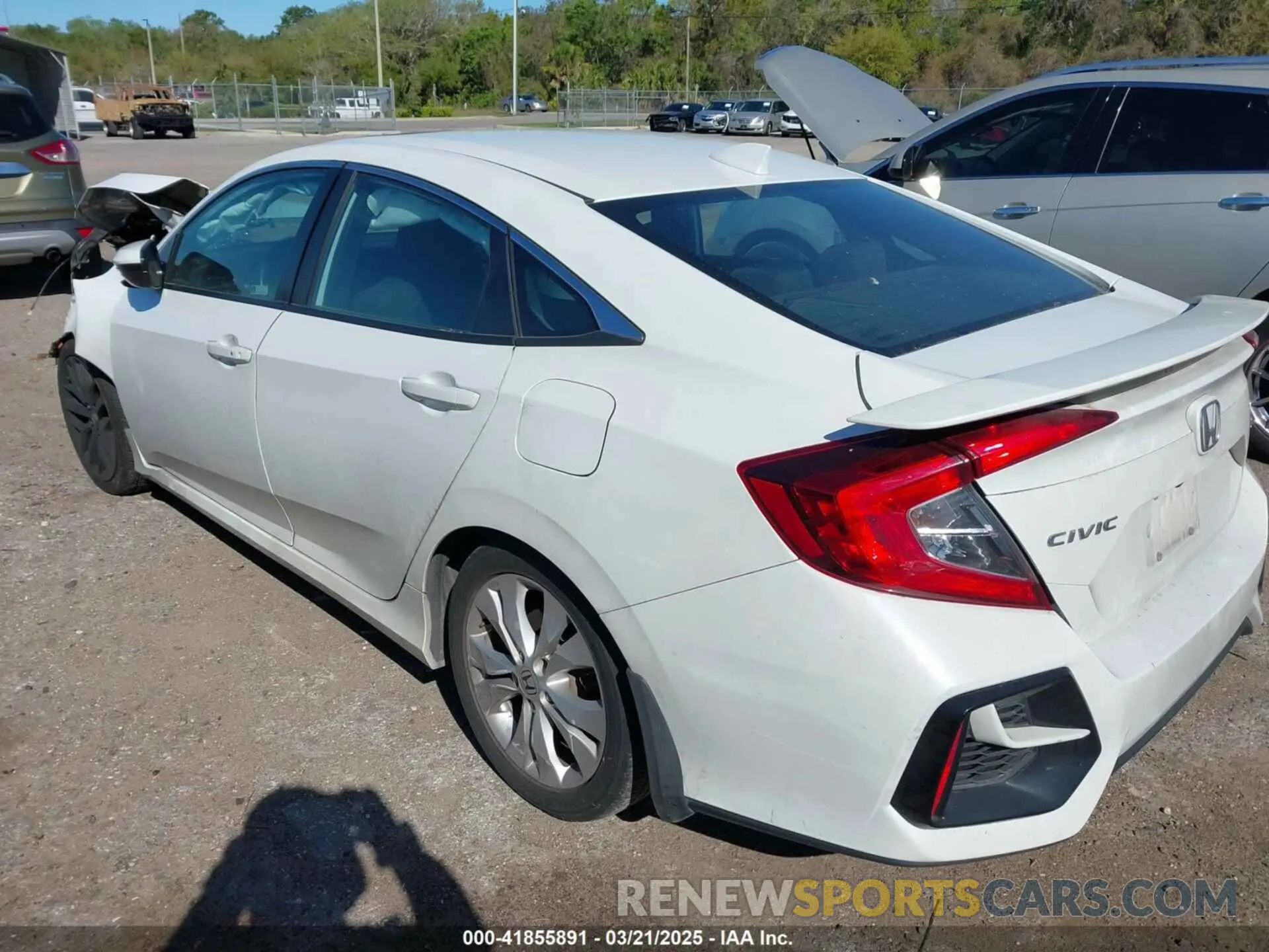 3 Photograph of a damaged car 2HGFC1E52LH704715 HONDA CIVIC SI 2020