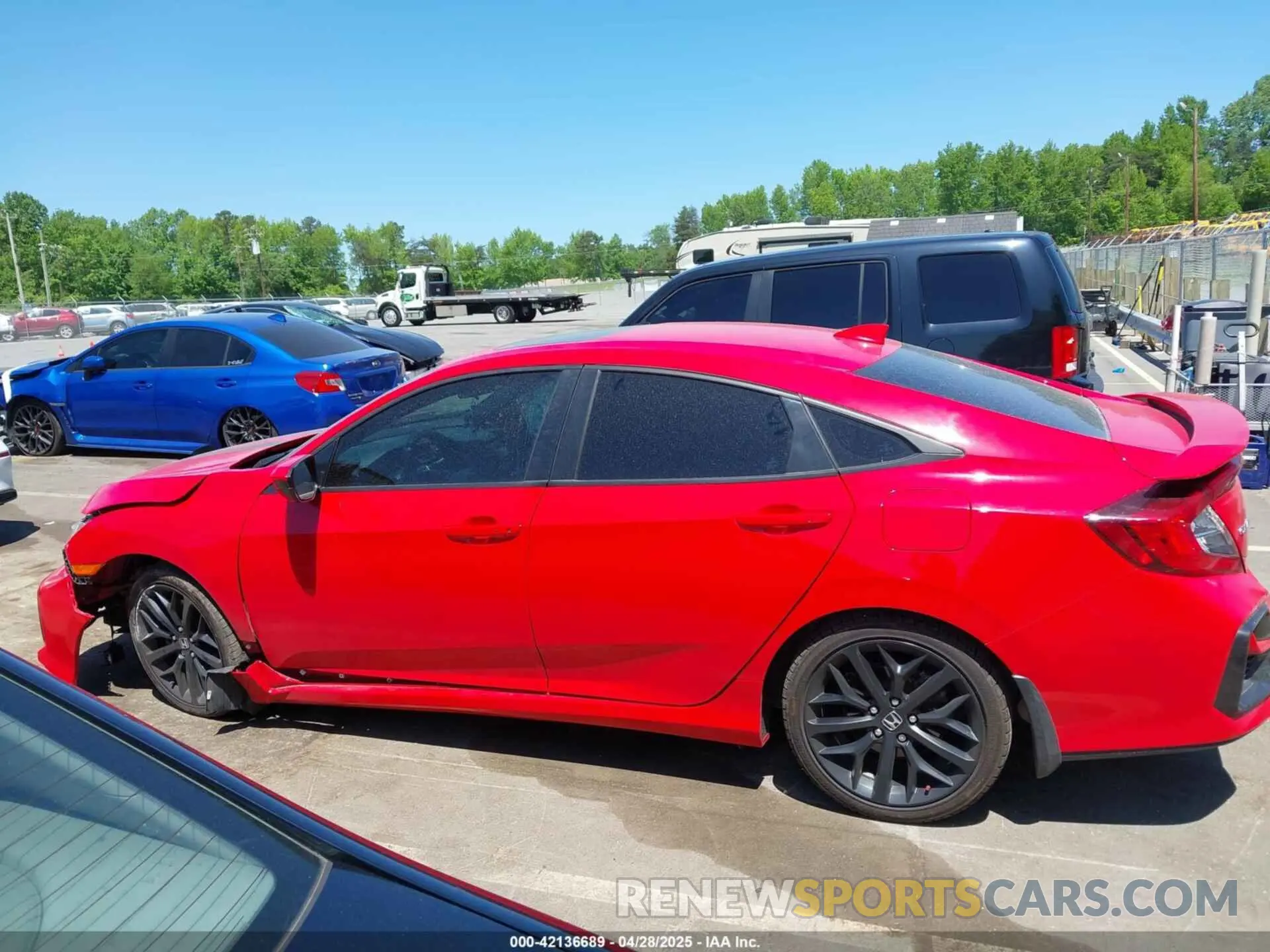 15 Photograph of a damaged car 2HGFC1E52LH707520 HONDA CIVIC SI 2020