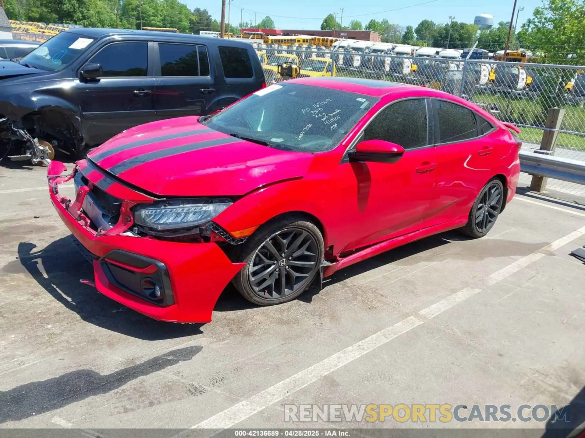 2 Photograph of a damaged car 2HGFC1E52LH707520 HONDA CIVIC SI 2020