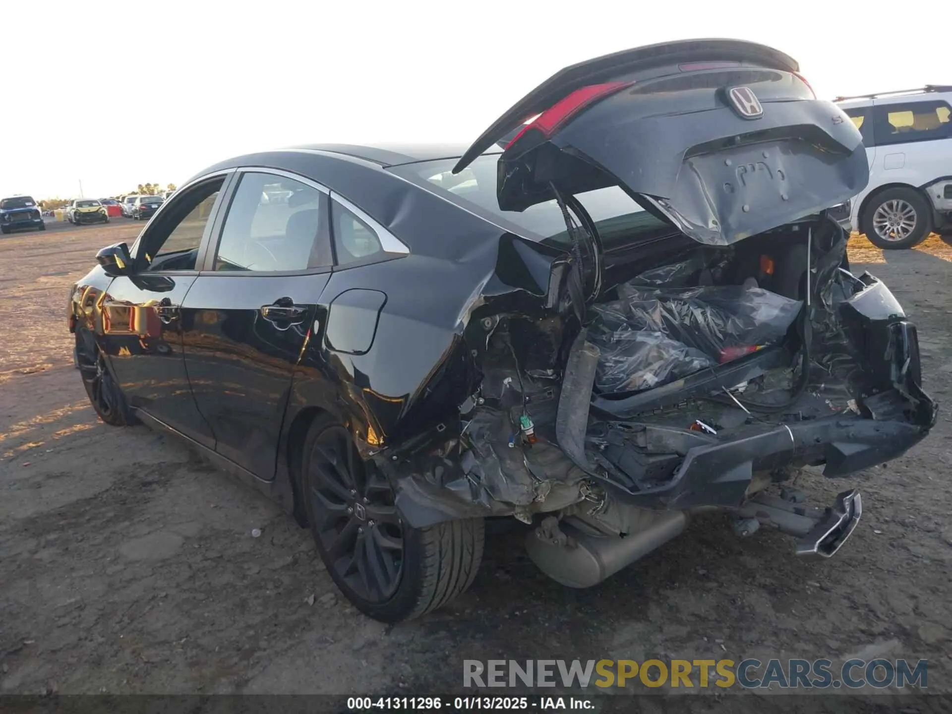 3 Photograph of a damaged car 2HGFC1E56LH702515 HONDA CIVIC SI 2020