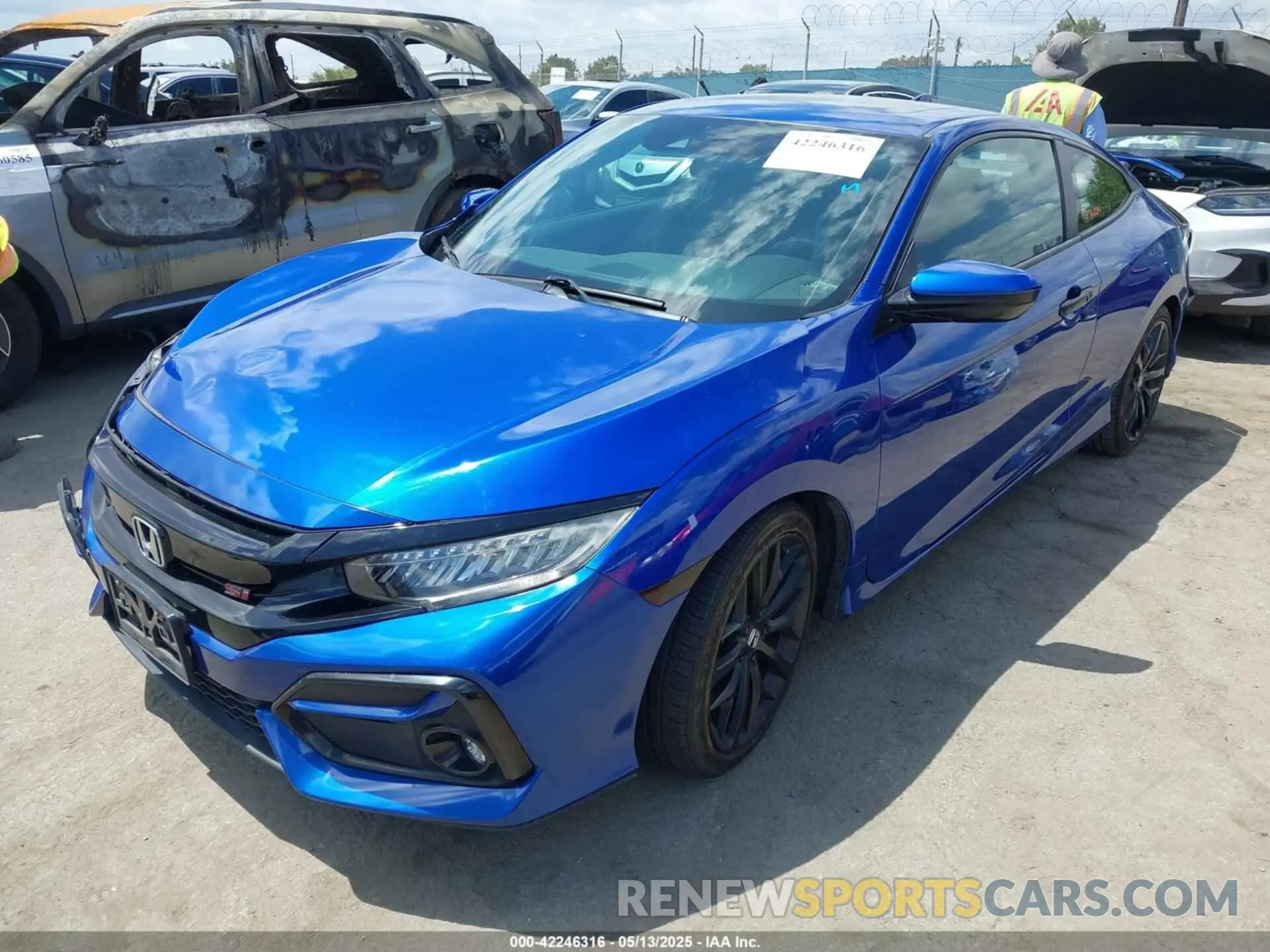2 Photograph of a damaged car 2HGFC3A54LH752802 HONDA CIVIC SI 2020