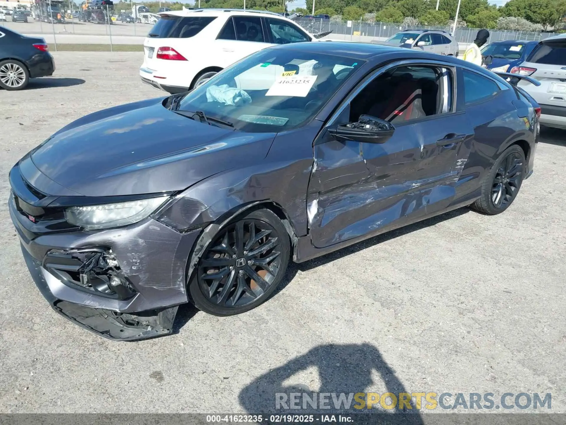 2 Photograph of a damaged car 2HGFC3A57LH750042 HONDA CIVIC SI 2020