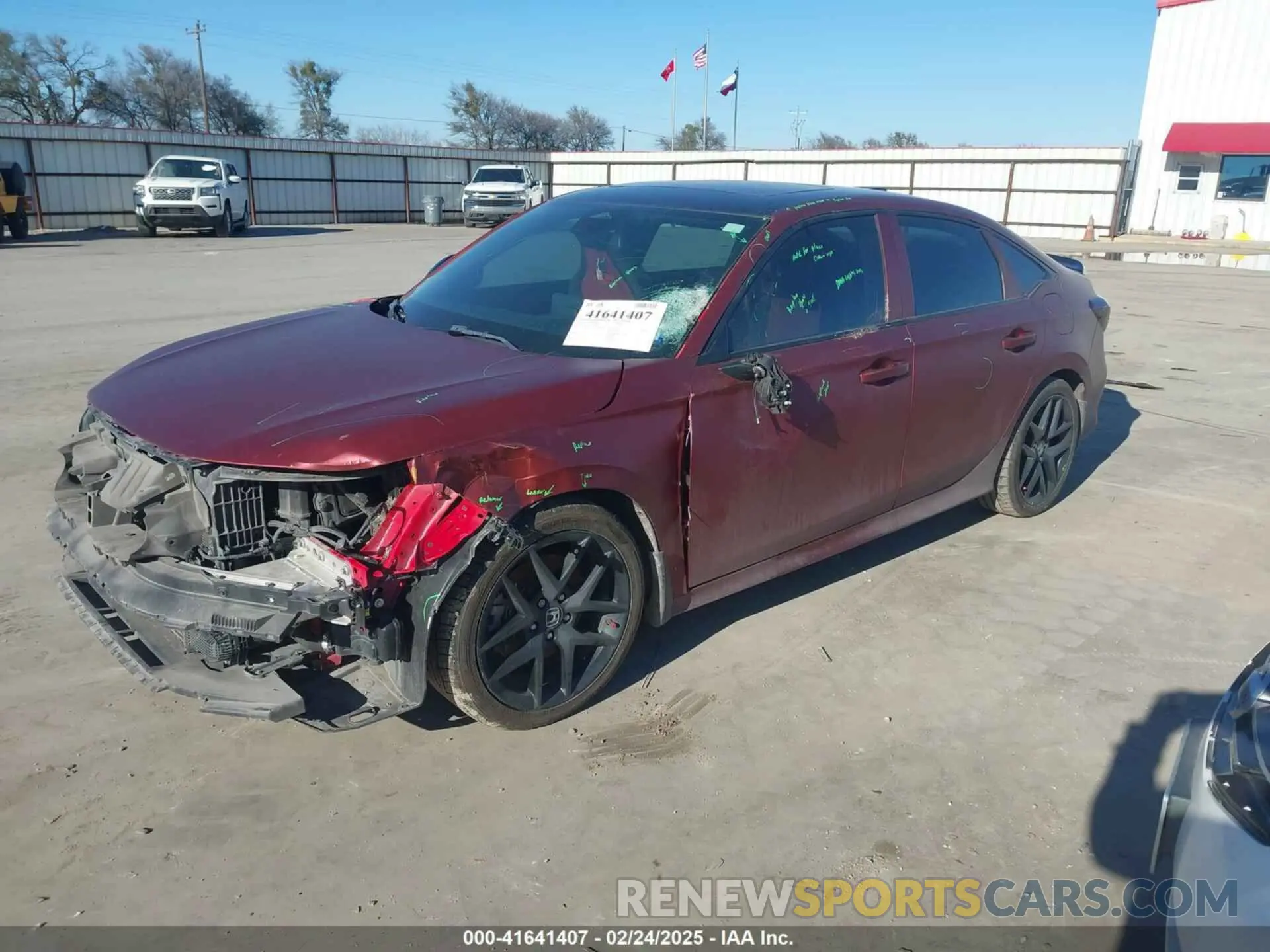 2 Photograph of a damaged car 2HGFE1E51NH470869 HONDA CIVIC SI 2022