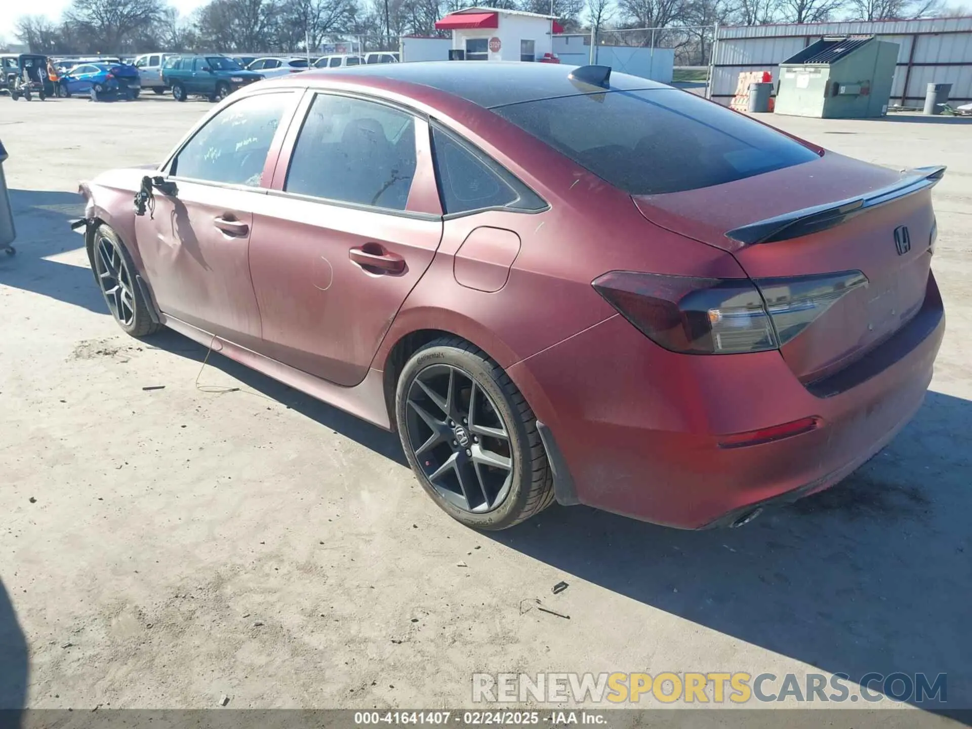 3 Photograph of a damaged car 2HGFE1E51NH470869 HONDA CIVIC SI 2022