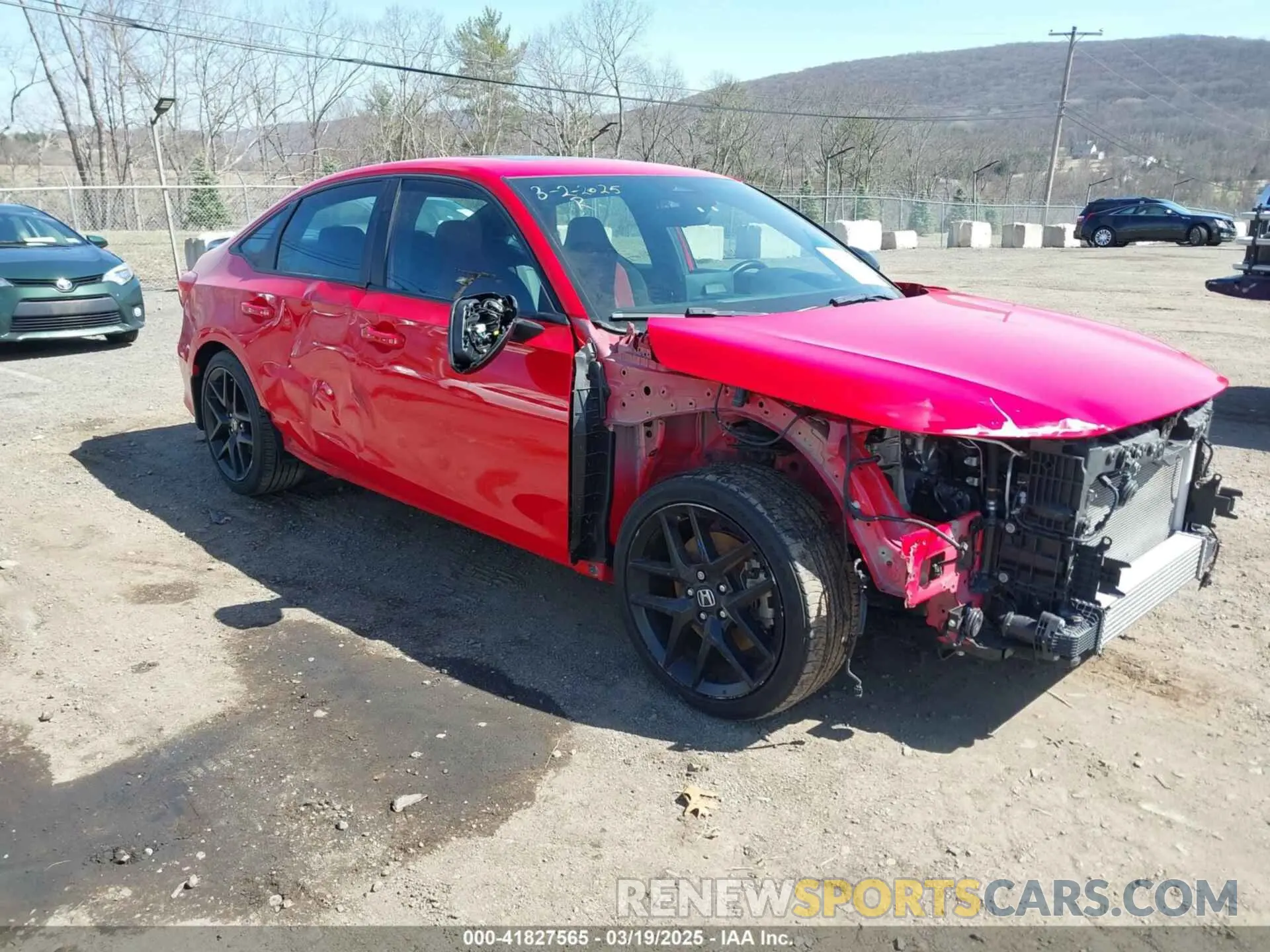 1 Photograph of a damaged car 2HGFE1E52NH474526 HONDA CIVIC SI 2022
