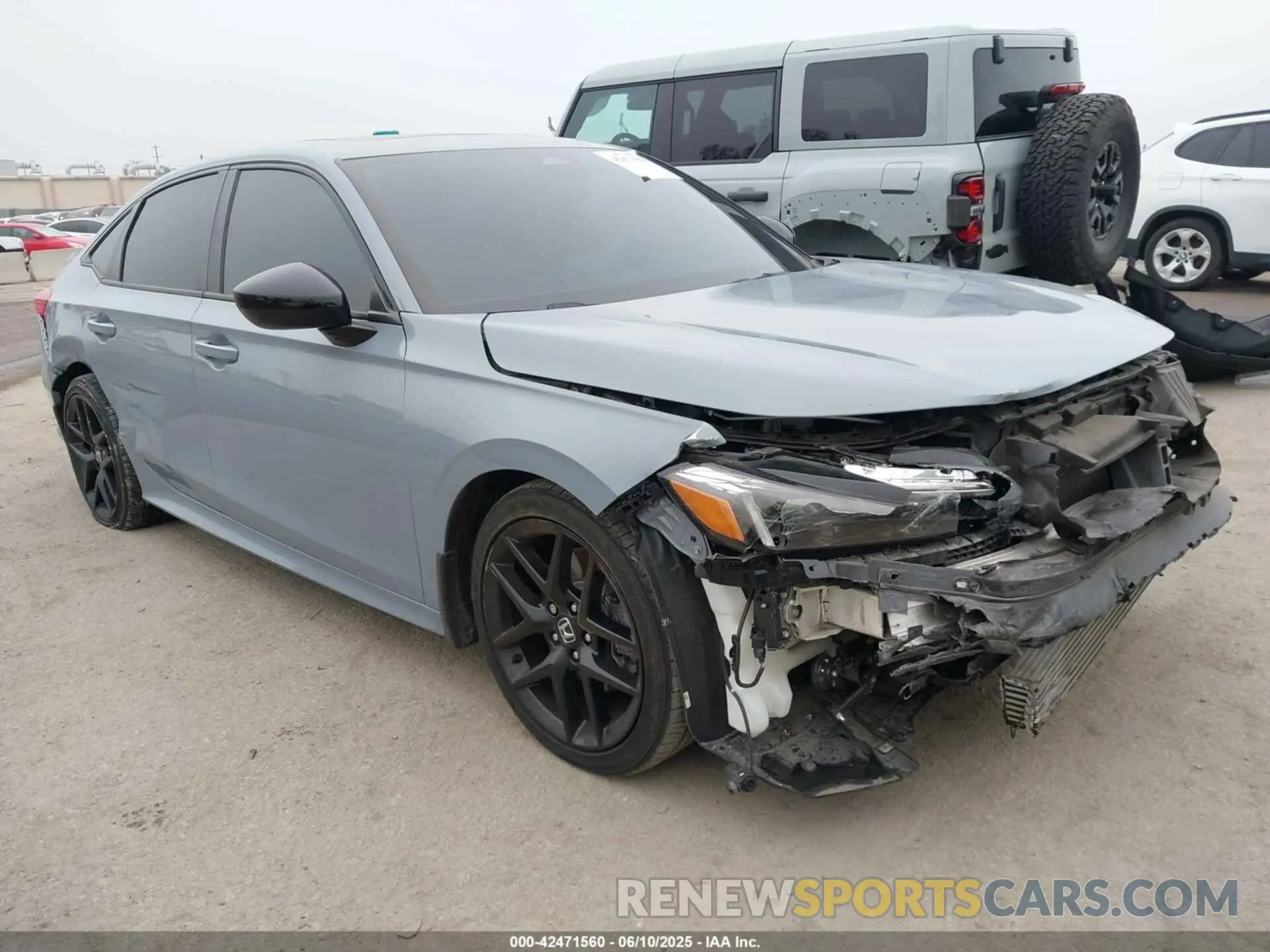 1 Photograph of a damaged car 2HGFE1E56NH473170 HONDA CIVIC SI 2022