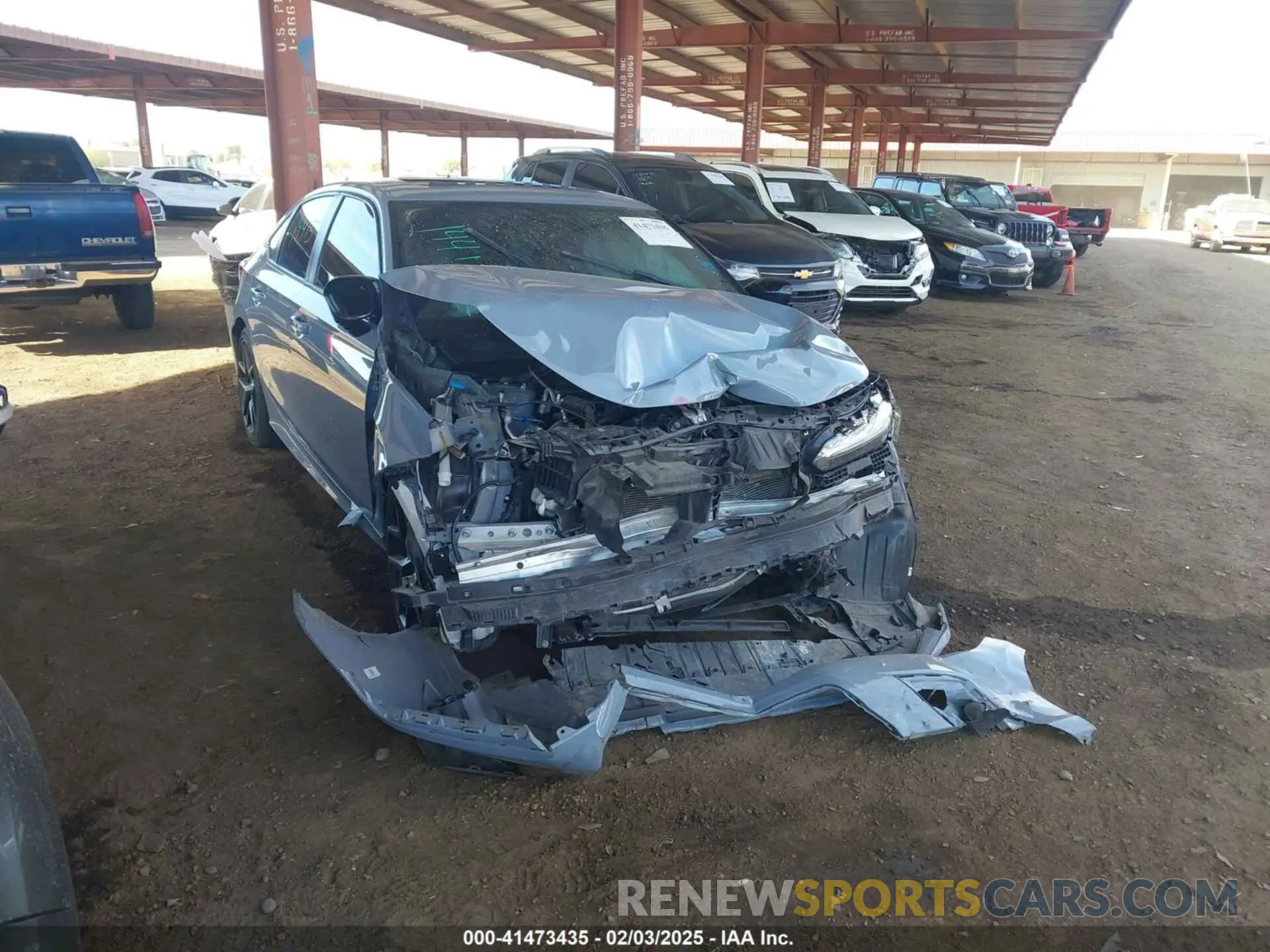 1 Photograph of a damaged car 2HGFE1E58NH473302 HONDA CIVIC SI 2022