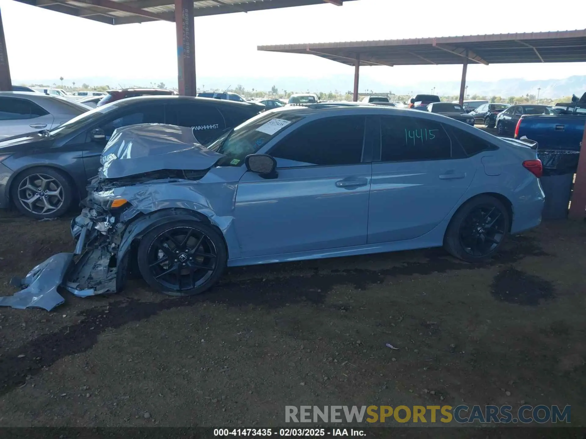 14 Photograph of a damaged car 2HGFE1E58NH473302 HONDA CIVIC SI 2022