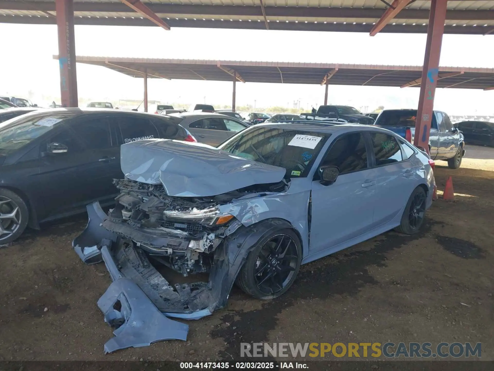 2 Photograph of a damaged car 2HGFE1E58NH473302 HONDA CIVIC SI 2022