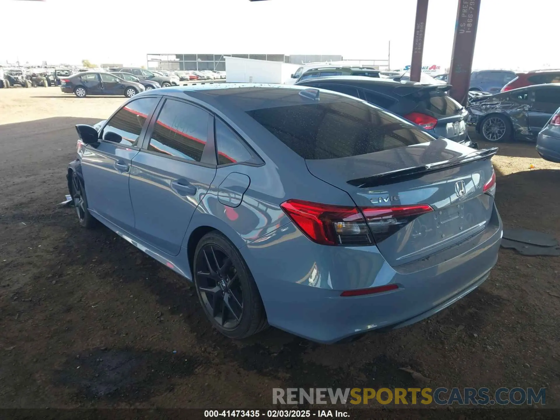 3 Photograph of a damaged car 2HGFE1E58NH473302 HONDA CIVIC SI 2022
