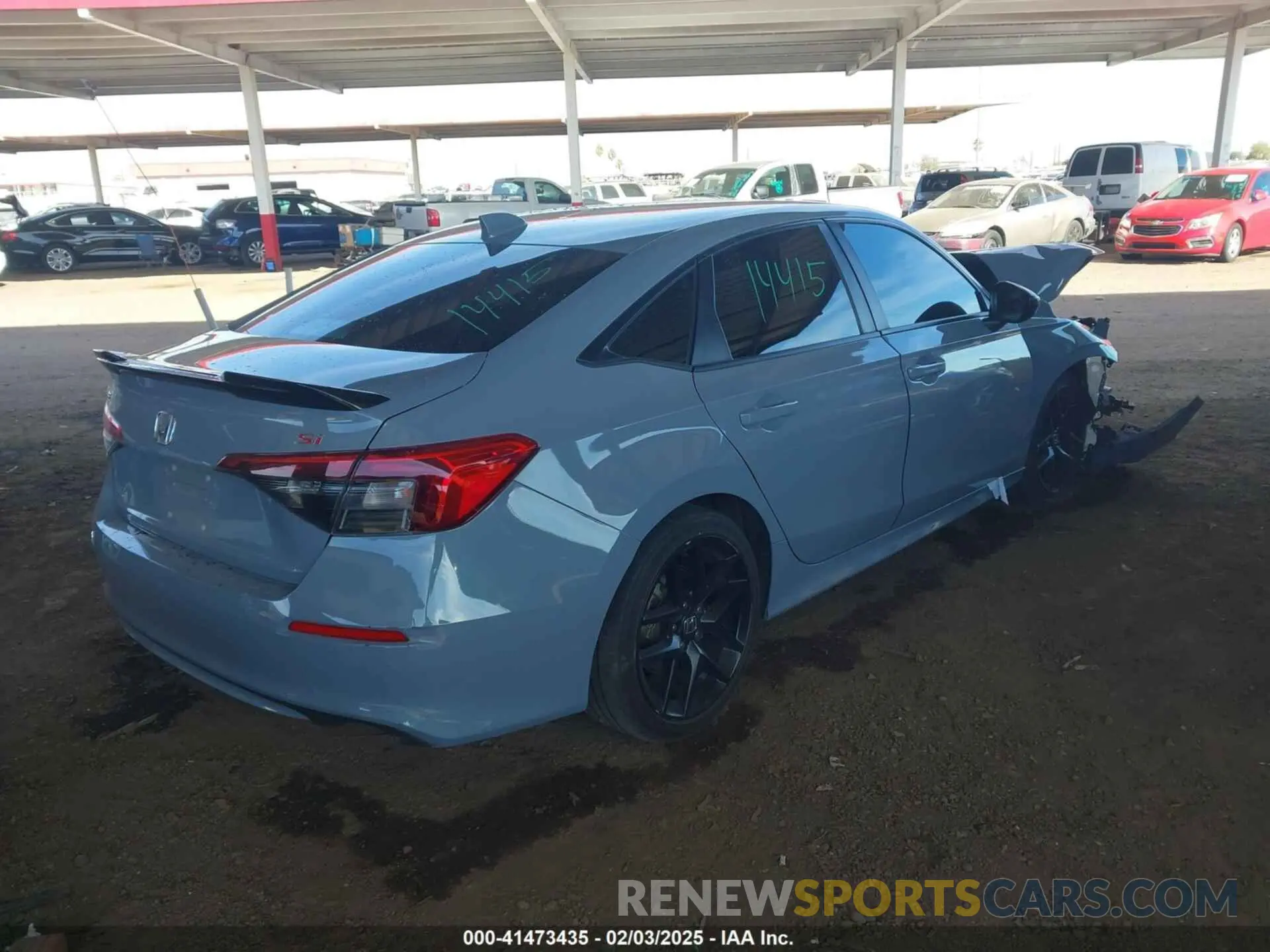 4 Photograph of a damaged car 2HGFE1E58NH473302 HONDA CIVIC SI 2022