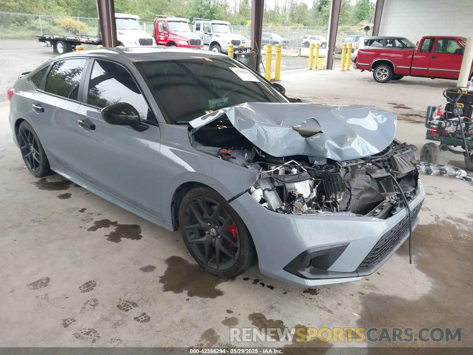 1 Photograph of a damaged car 2HGFE1E59NH473020 HONDA CIVIC SI 2022