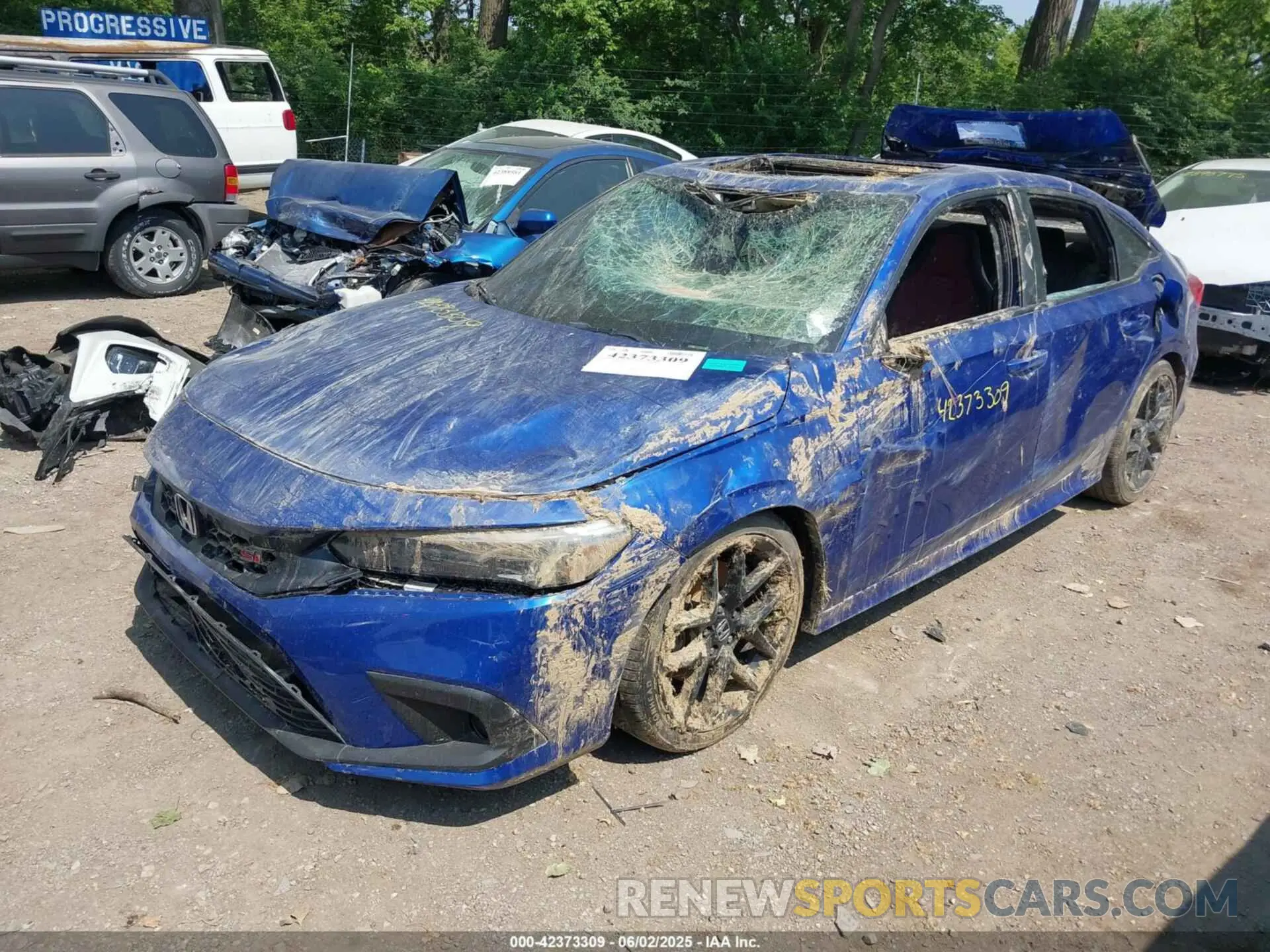 6 Photograph of a damaged car 2HGFE1E5XNH473074 HONDA CIVIC SI 2022