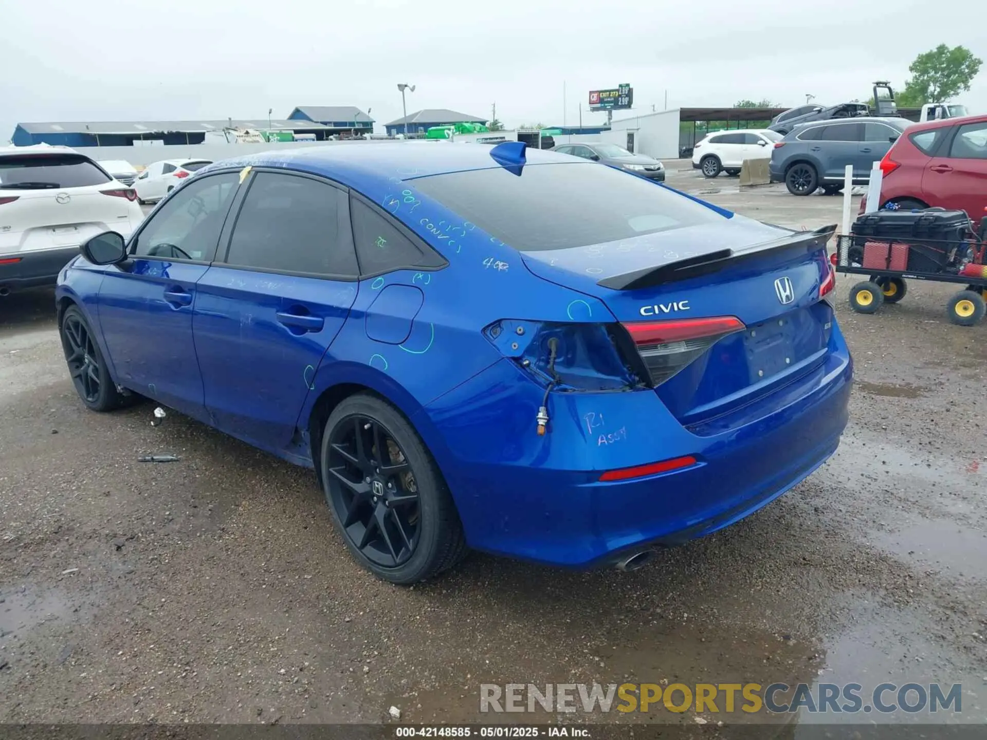 3 Photograph of a damaged car 2HGFE1E58PH470578 HONDA CIVIC SI 2023