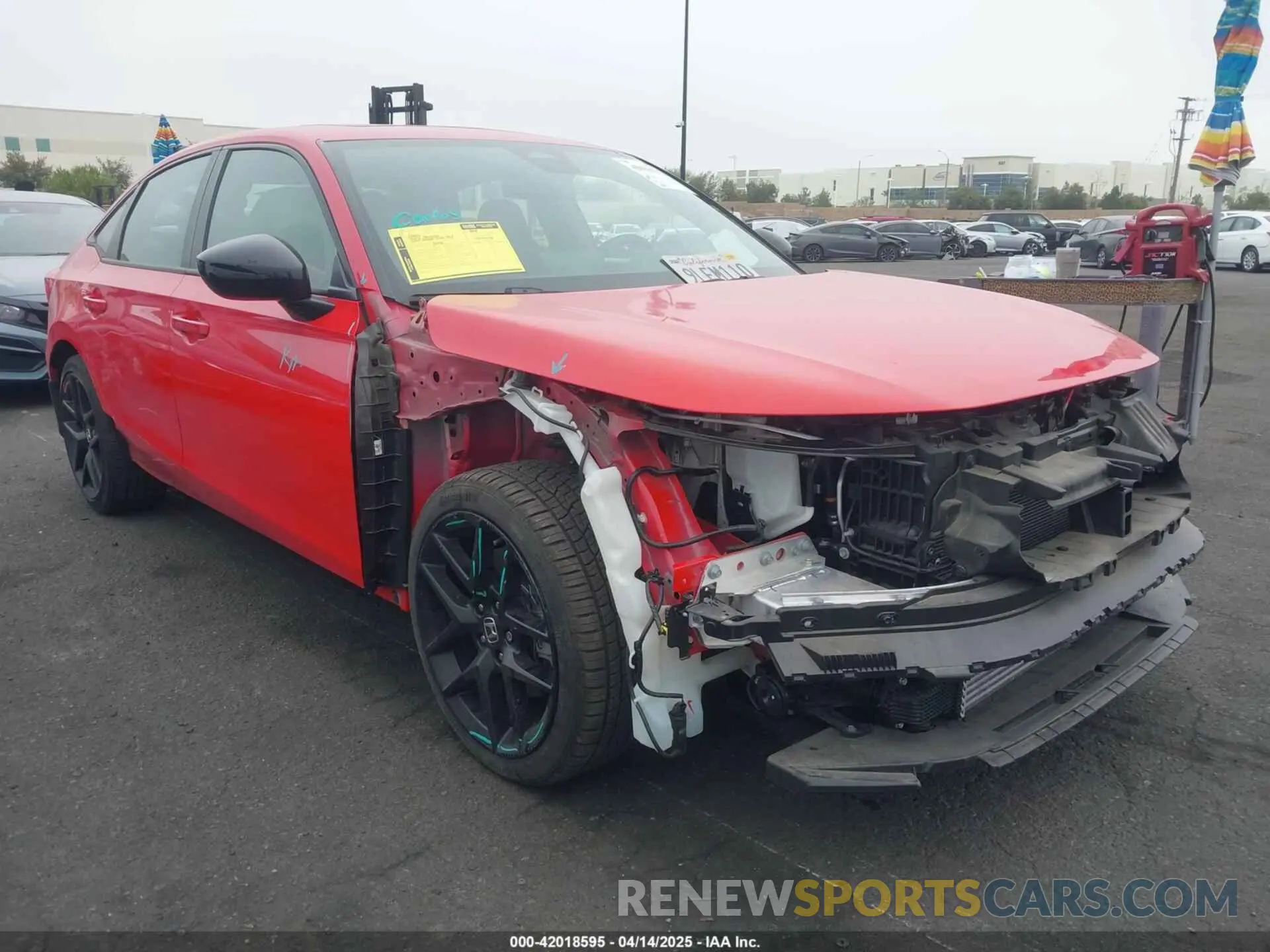 1 Photograph of a damaged car 2HGFE1E54RH473464 HONDA CIVIC SI 2024