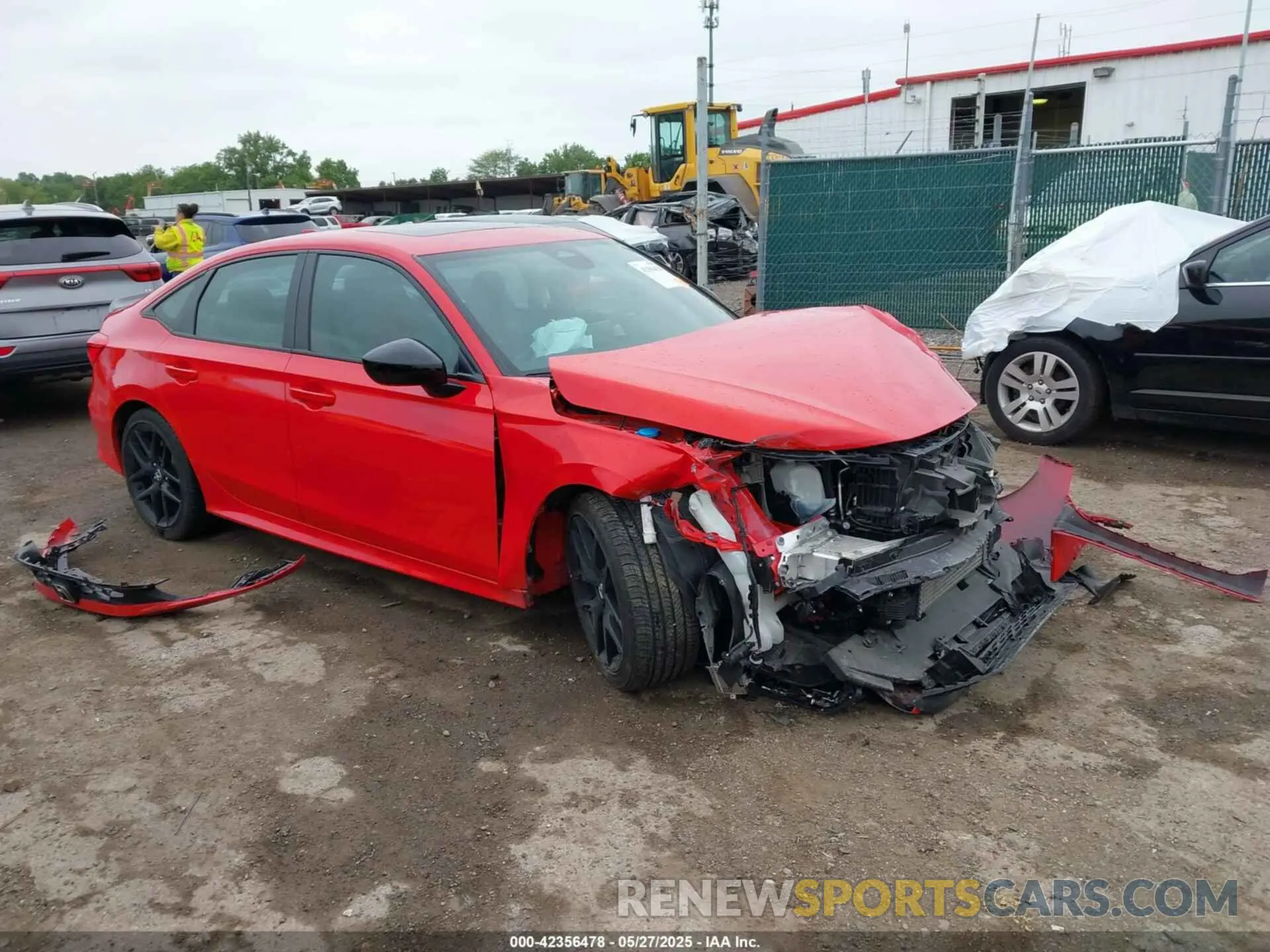 1 Photograph of a damaged car 2HGFE1E55RH473456 HONDA CIVIC SI 2024