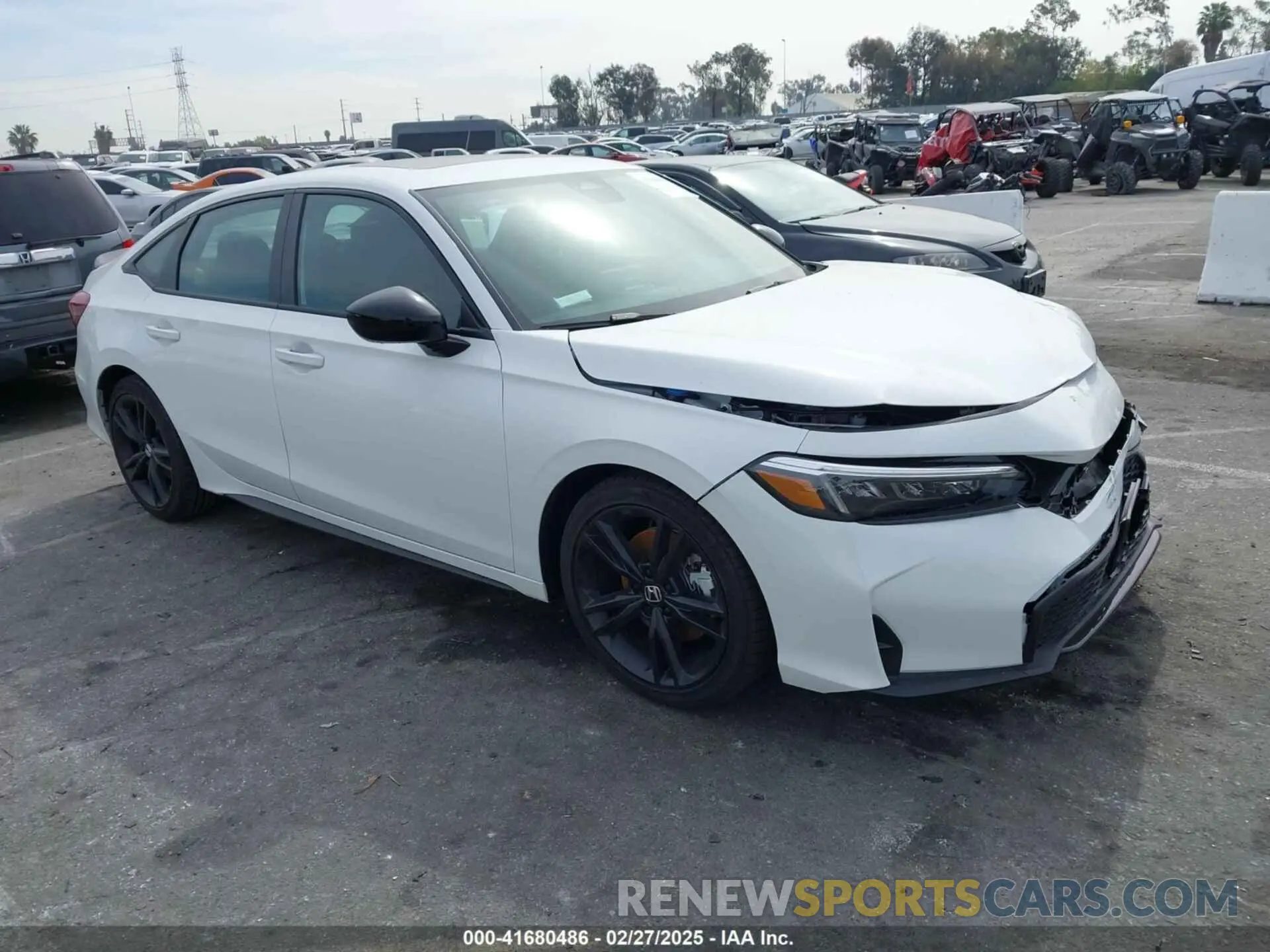 1 Photograph of a damaged car 2HGFE1E52SH473243 HONDA CIVIC SI 2025